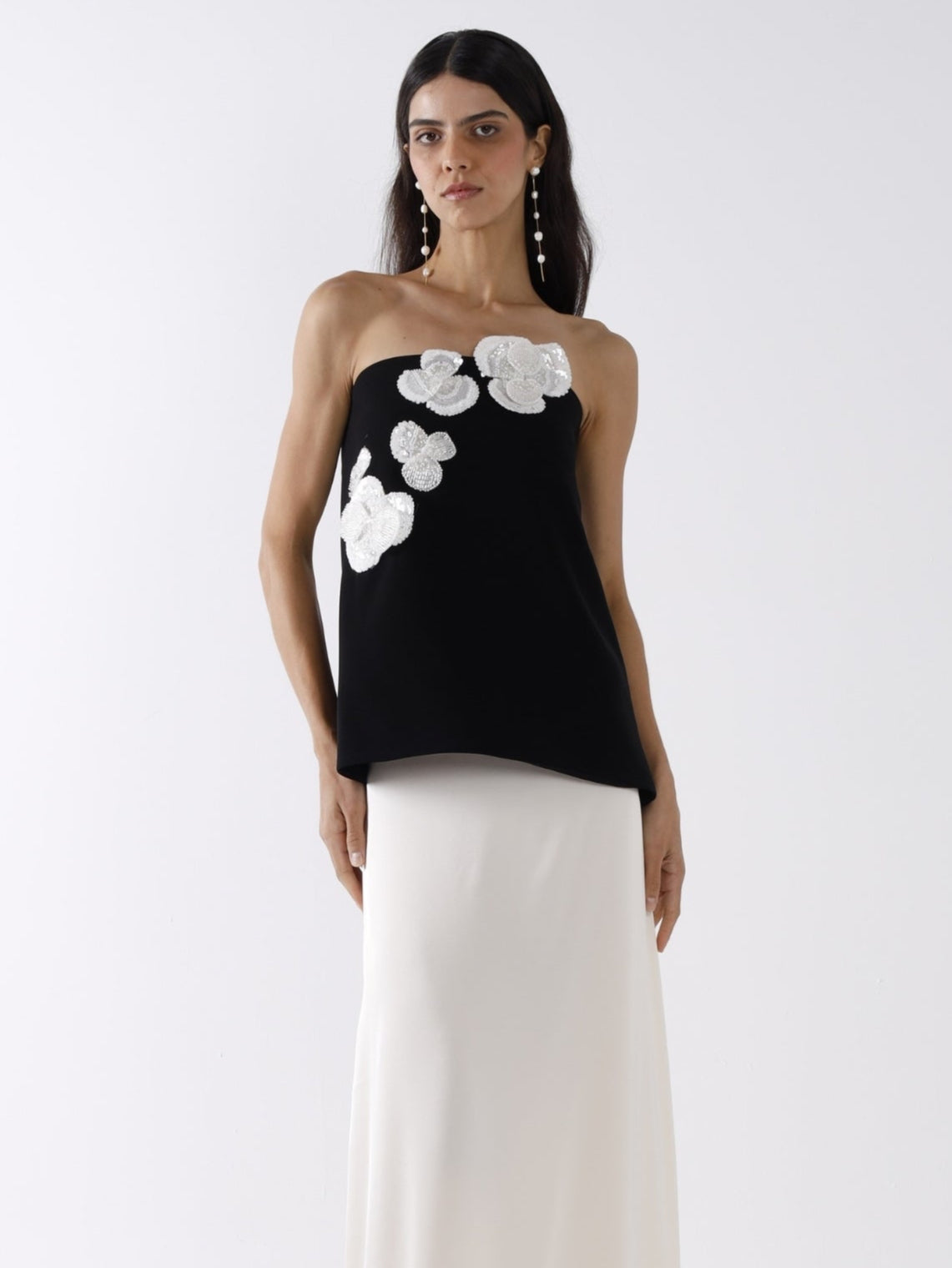 ORCHID TOP - BLACK