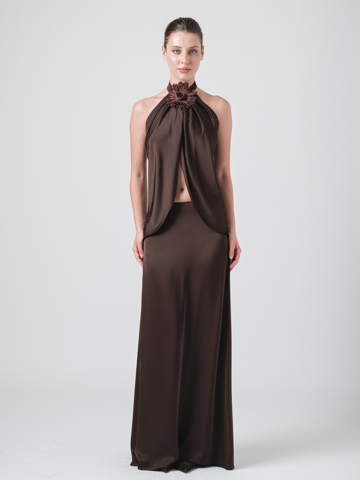 CHUTE SKIRT - CHOCOLATE