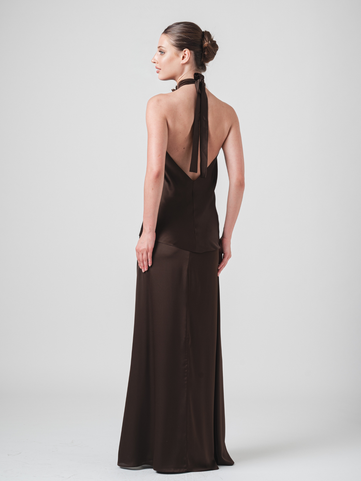 LILY TOP - CHOCOLATE