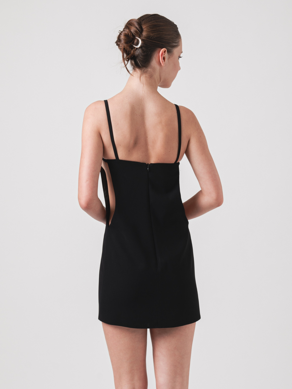 WILDBLOOM MINI DRESS - BLACK & WHITE