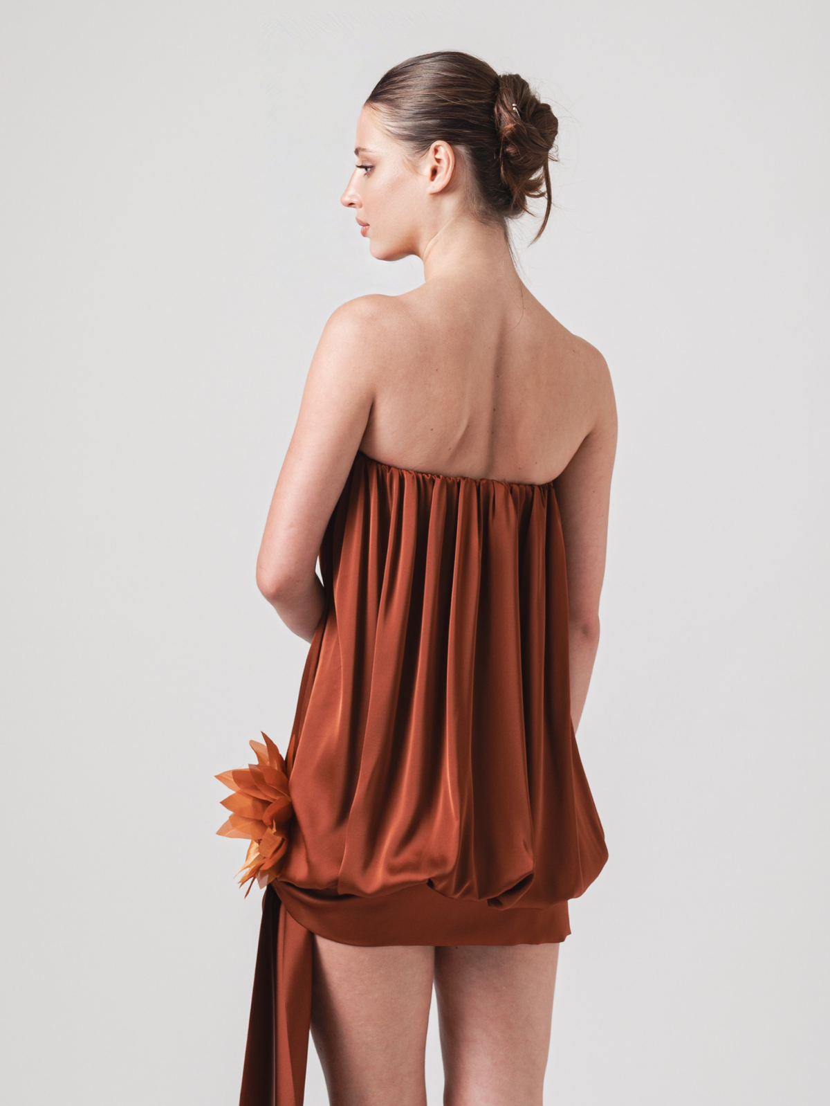 CLOÉ MINI DRESS - TERRACOTTA