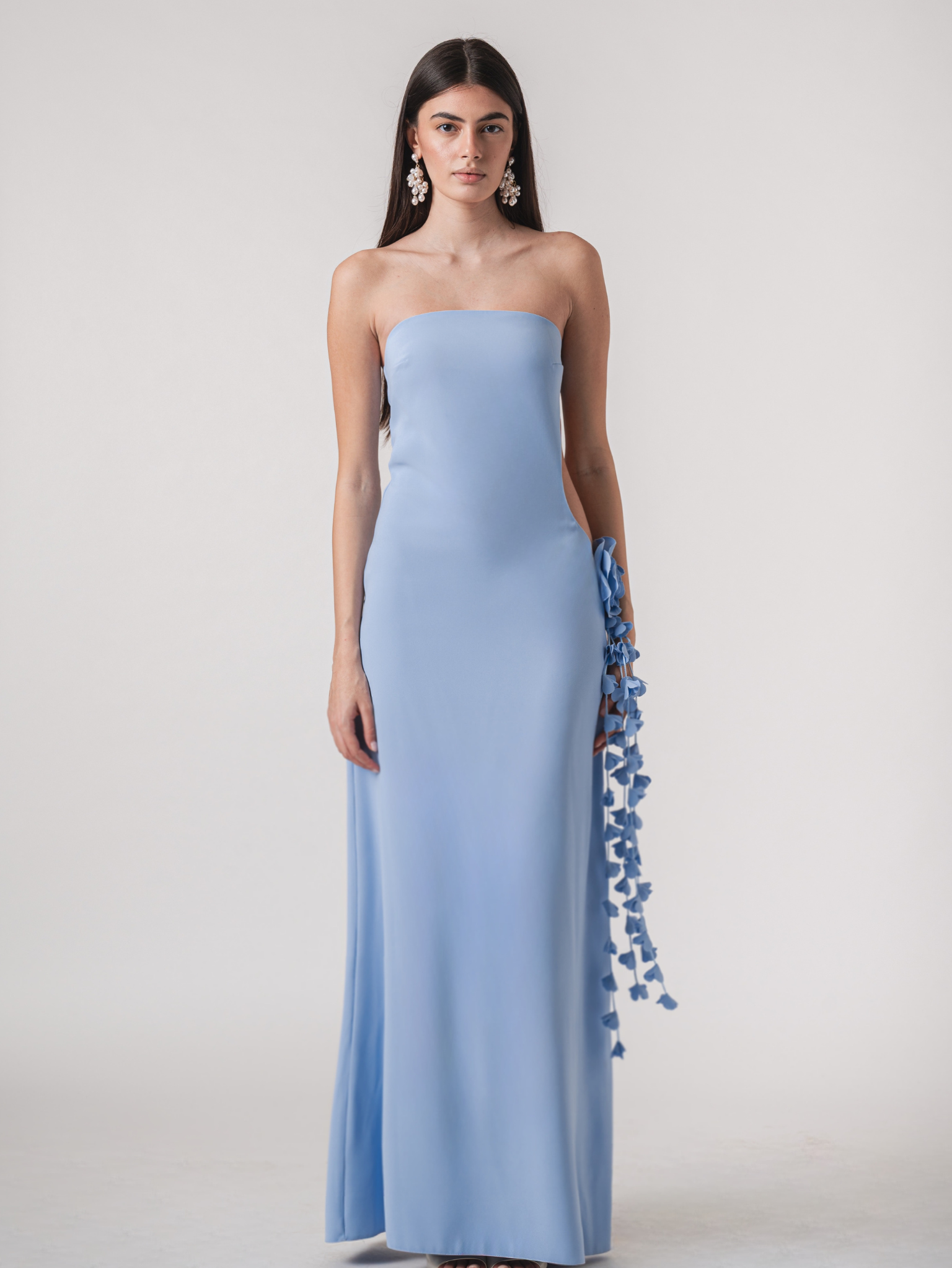 ISLA MAXI DRESS - POWDER BLUE