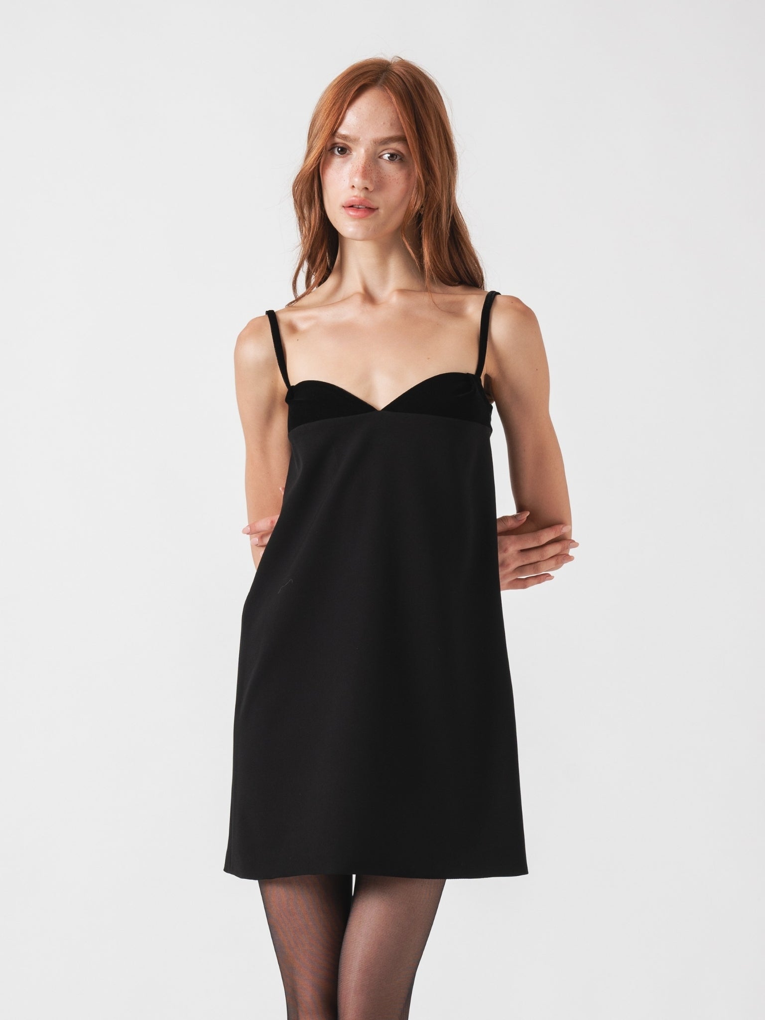 GAÏA MINI DRESS - BLACK