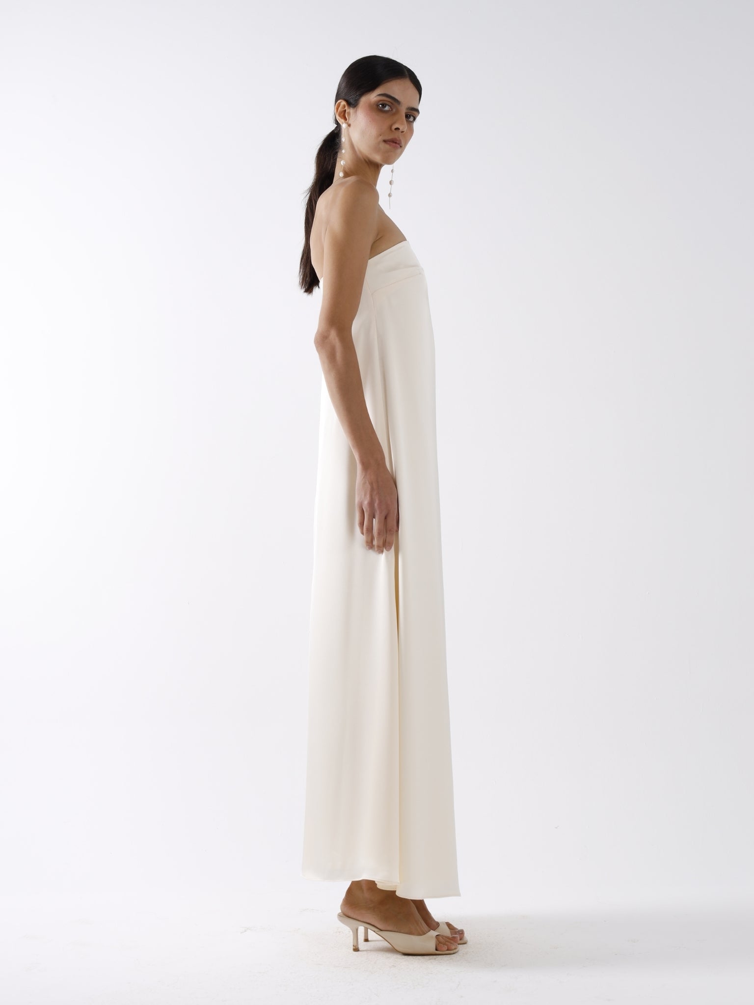 PEARL MAXI DRESS - CREAM