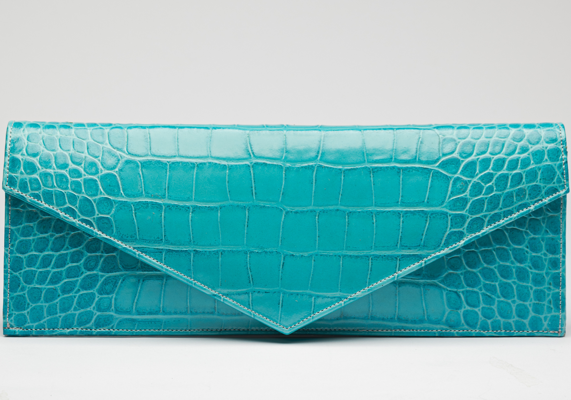 THE ENVELOPE CLUTCH - TURQUOISE