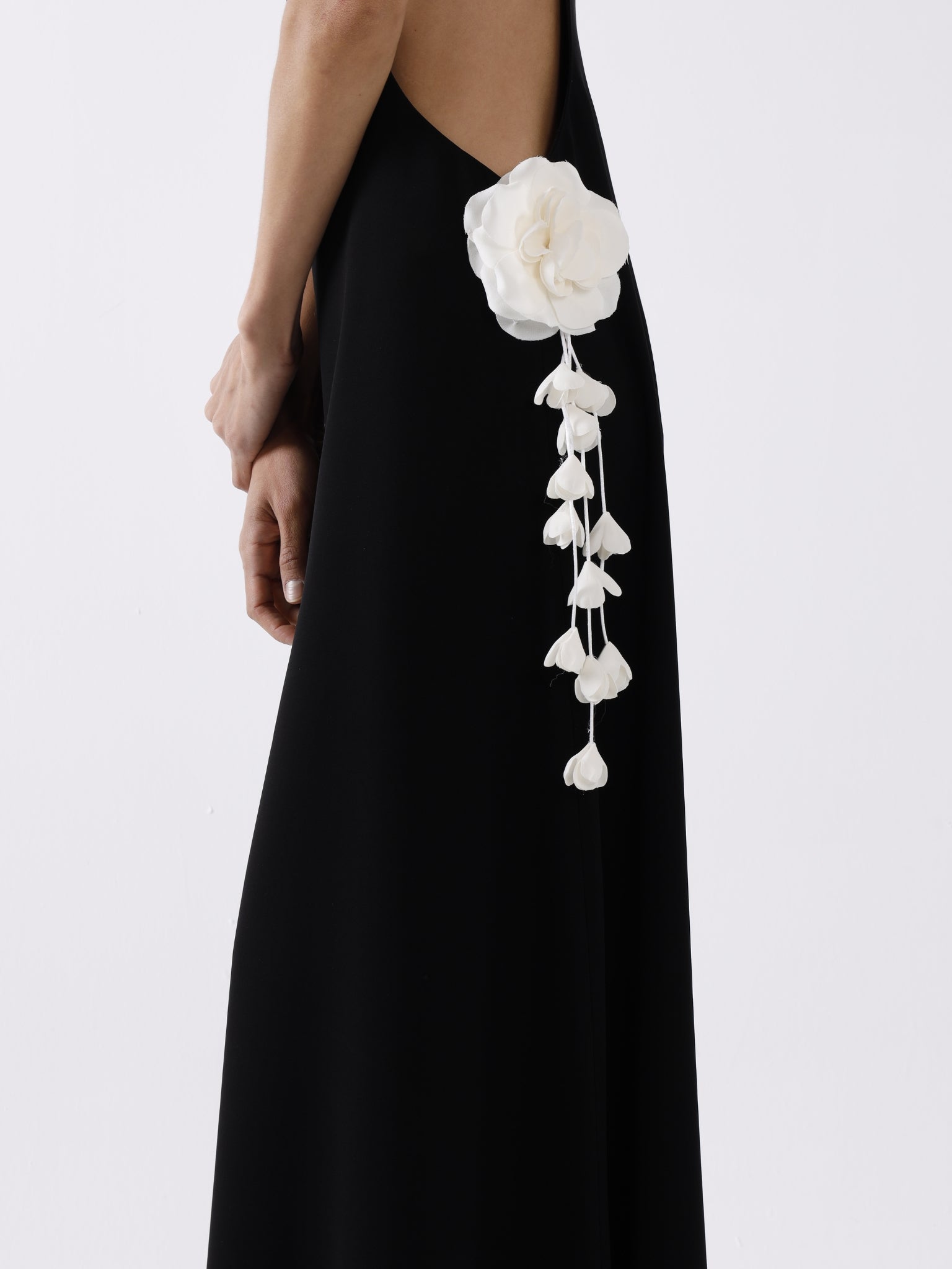 IRIS MAXI DRESS - BLACK AND WHITE