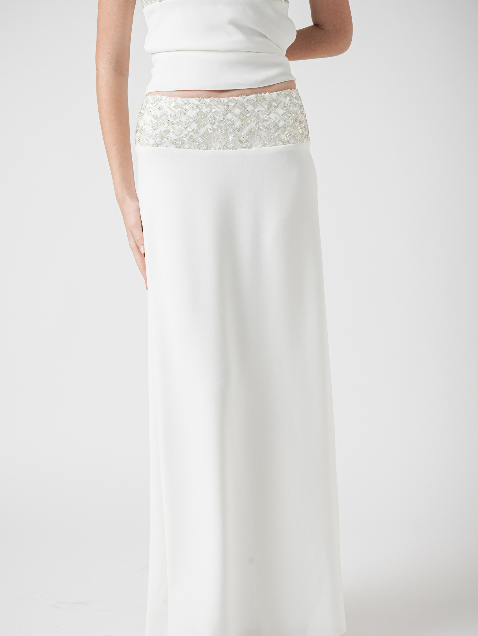 NECTAR SKIRT - OFF WHITE