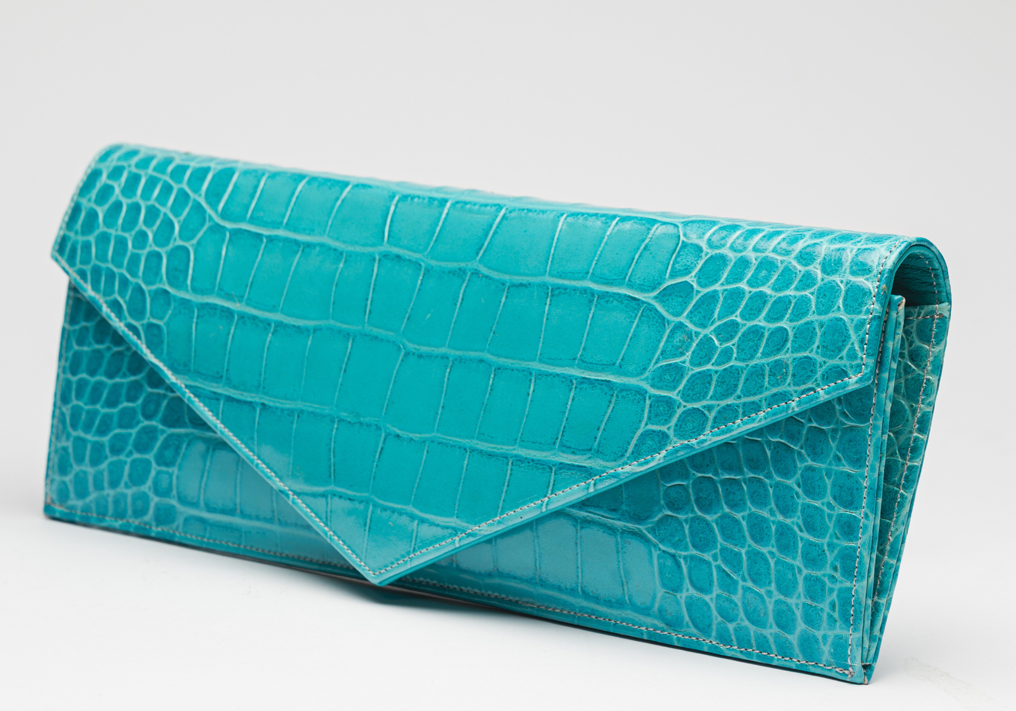 THE ENVELOPE CLUTCH - TURQUOISE
