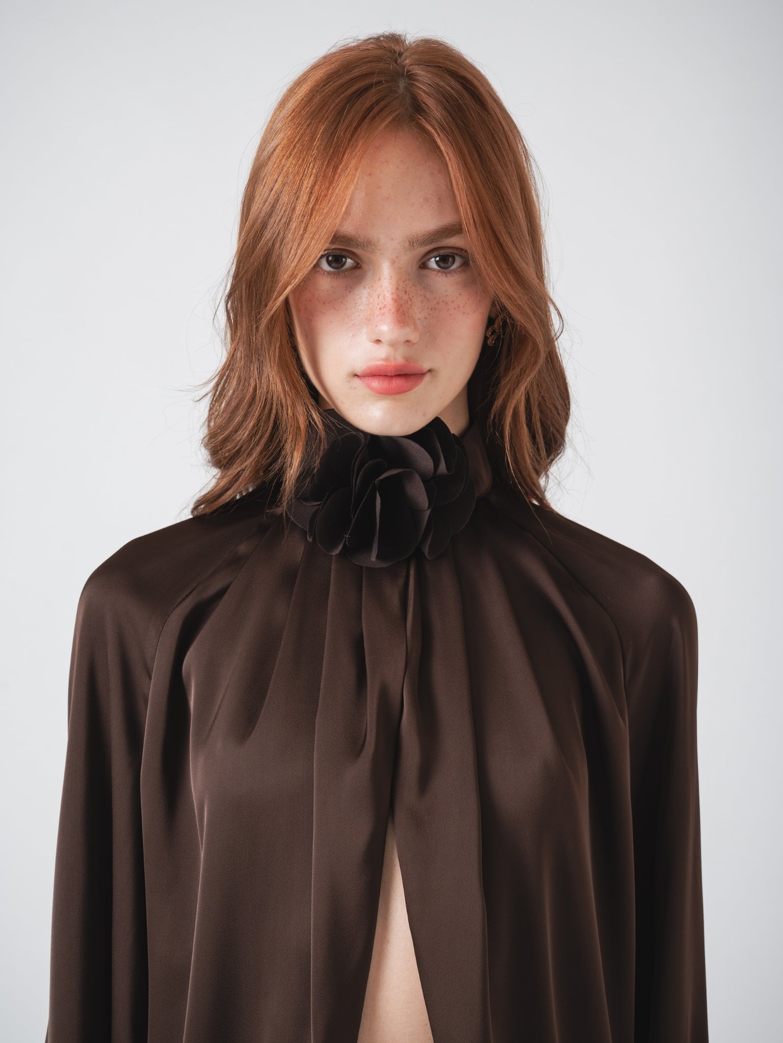 LYRA TOP - CHOCOLATE