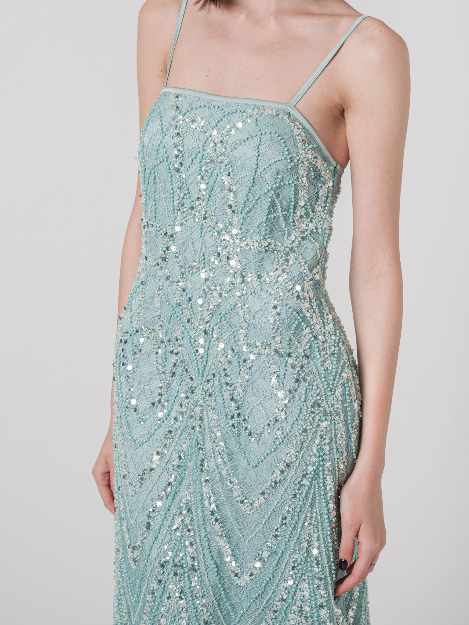 POPPY MAXI DRESS - AQUA