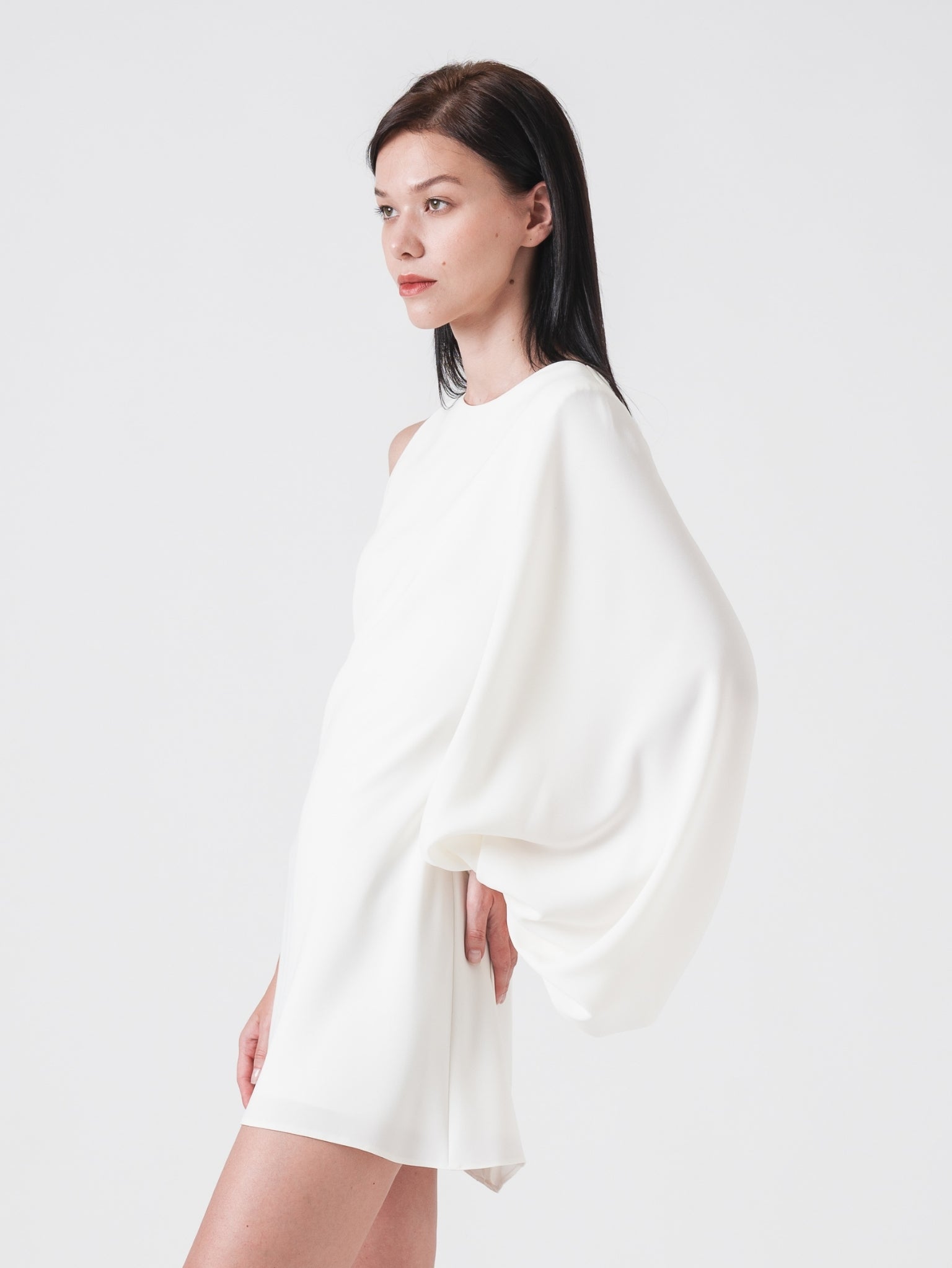 UNI MINI DRESS - OFF WHITE