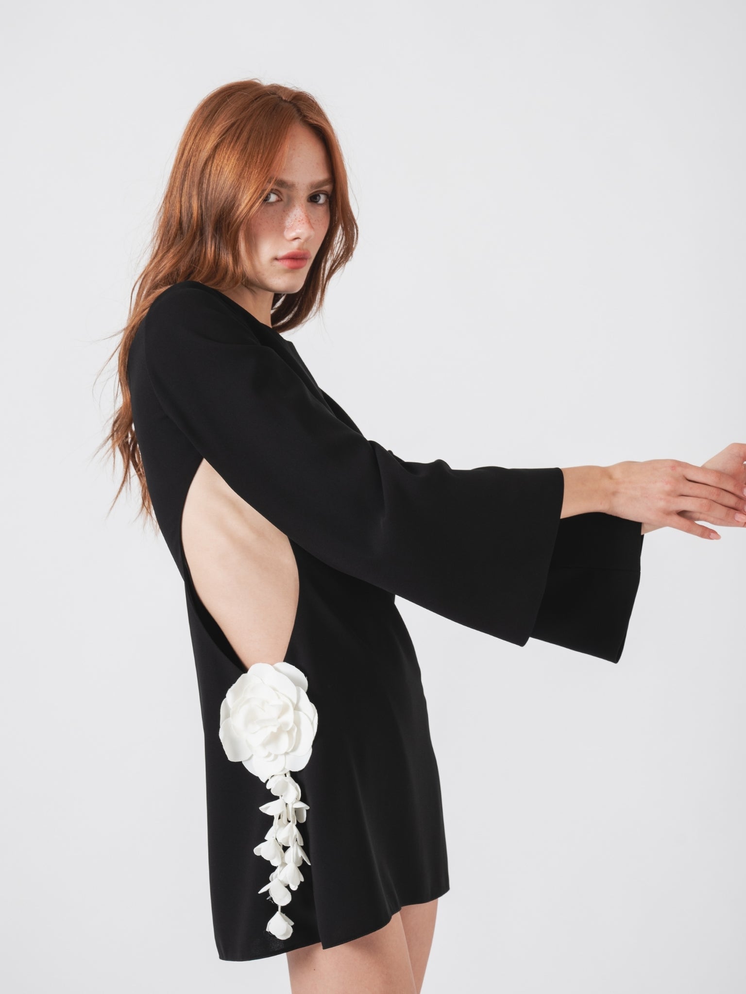 DAHLIA MINI DRESS - BLACK