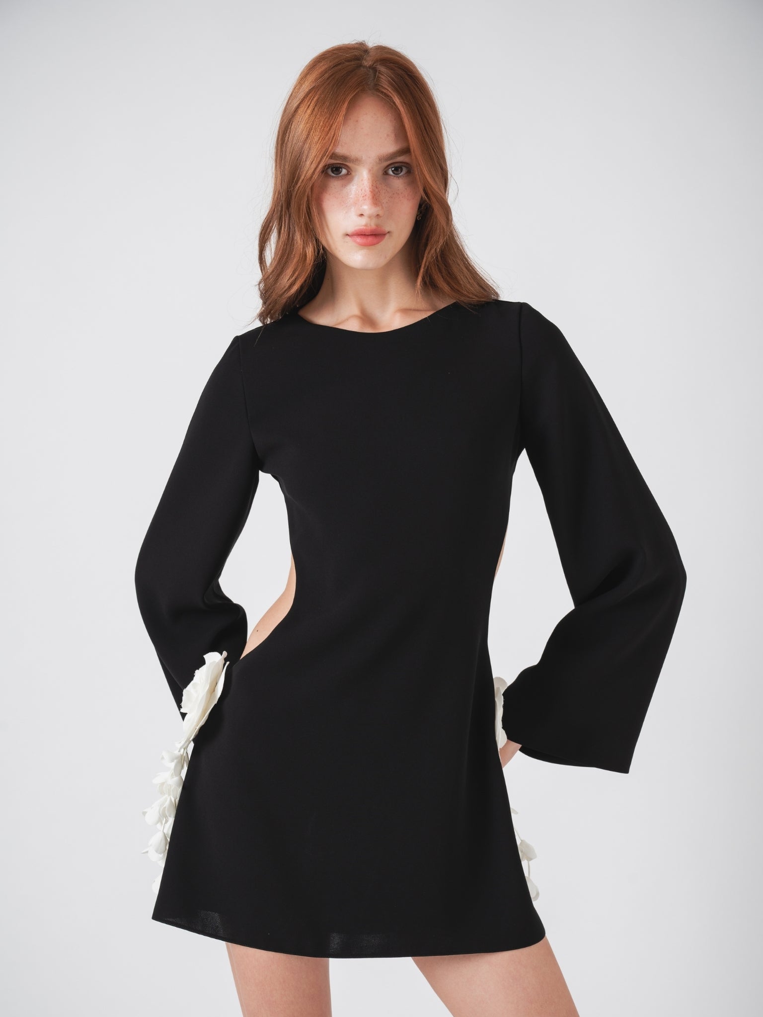 DAHLIA MINI DRESS - BLACK