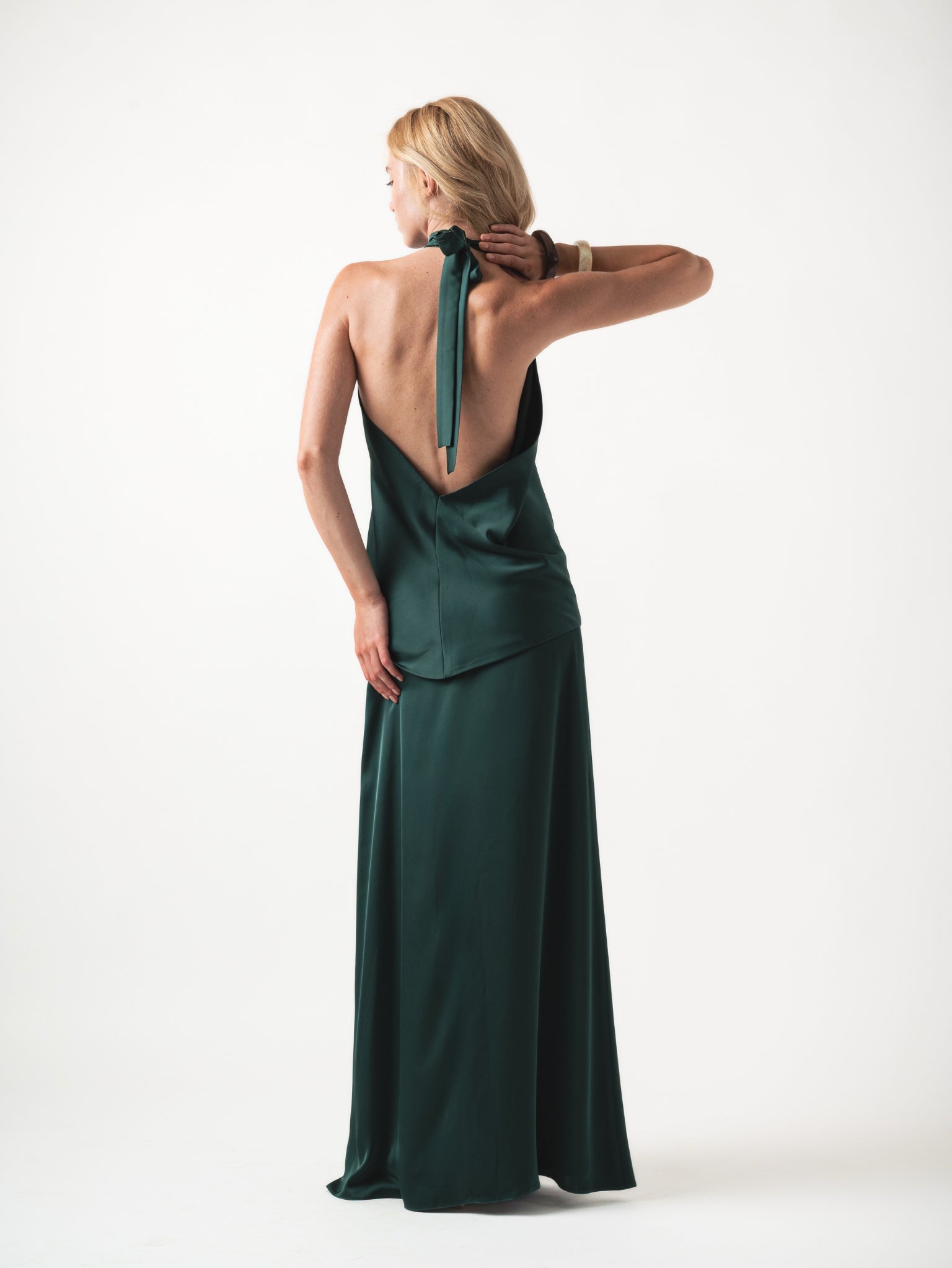 CHUTE SKIRT - BOTTLE GREEN