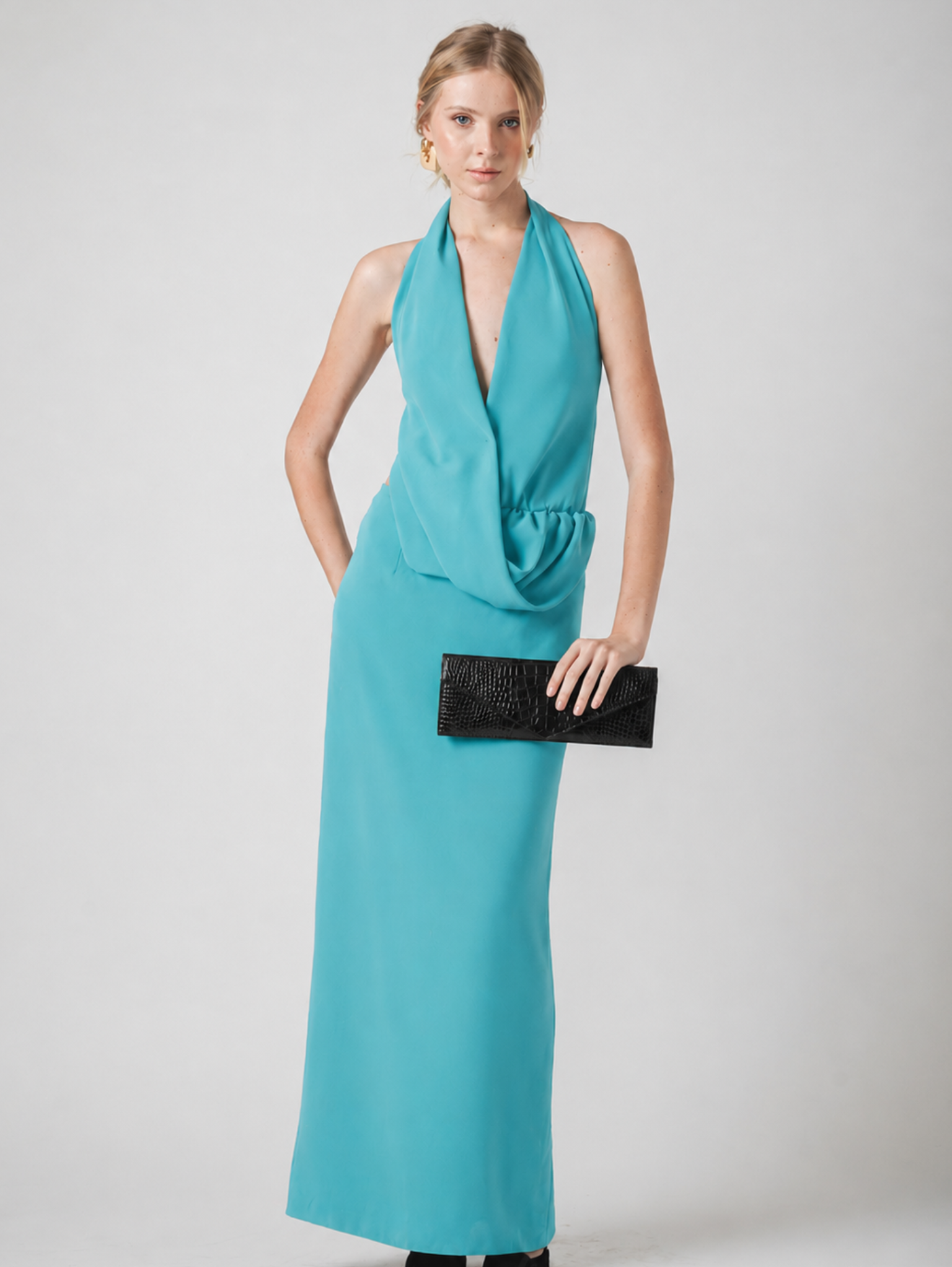 DUNE MAXI DRESS - TURQUOISE