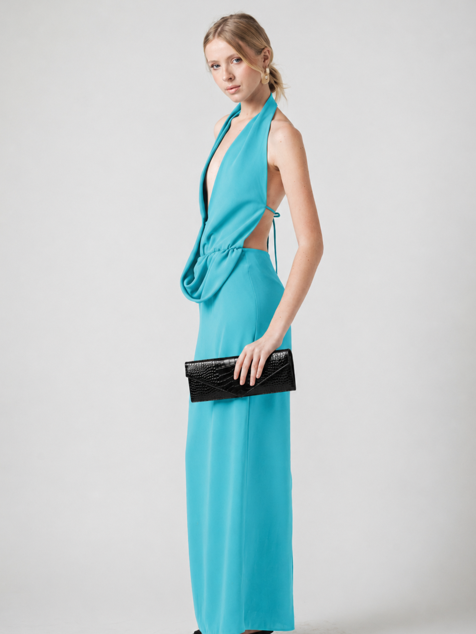 DUNE MAXI DRESS - TURQUOISE