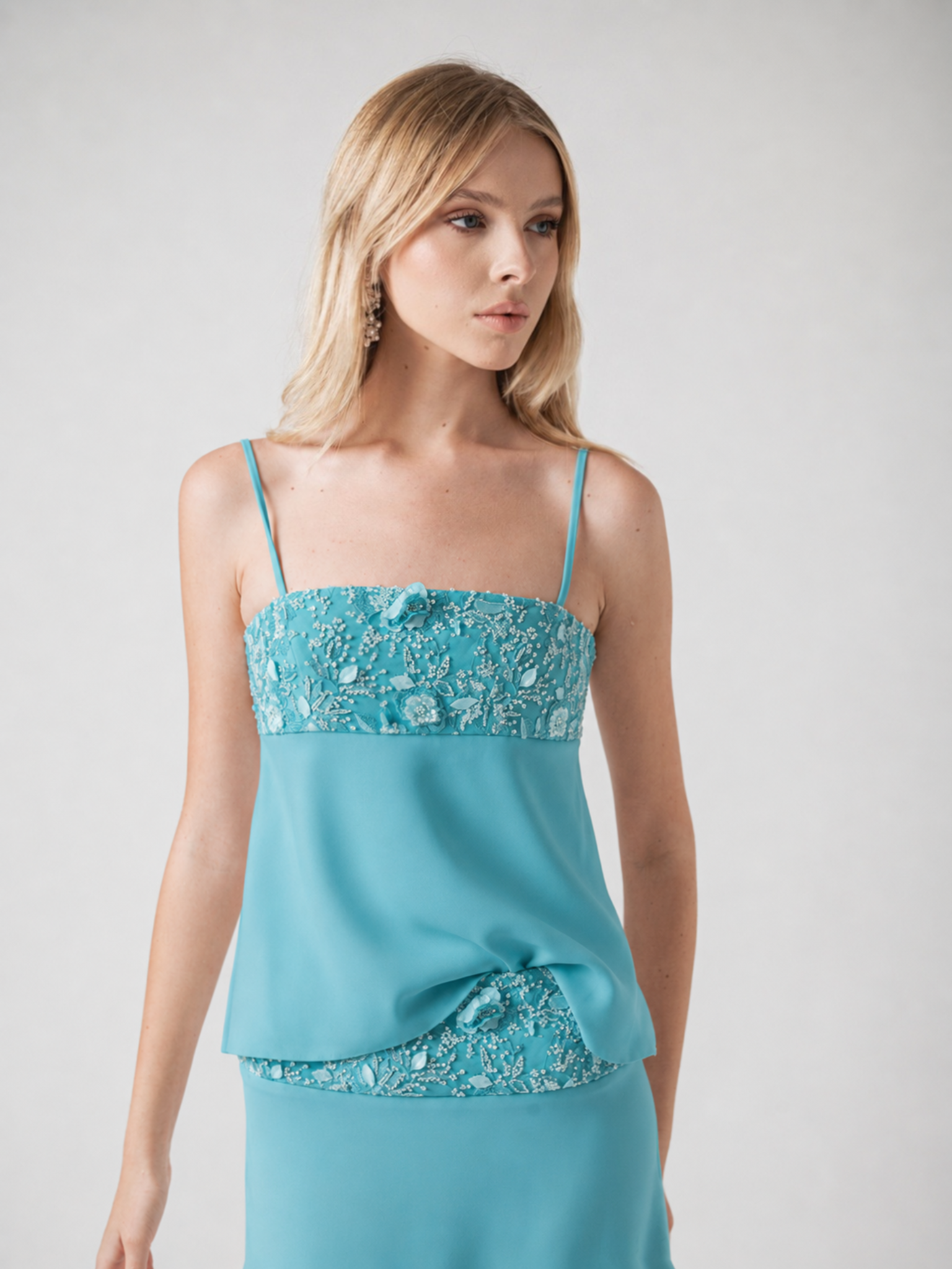 NECTAR TOP - TURQUOISE