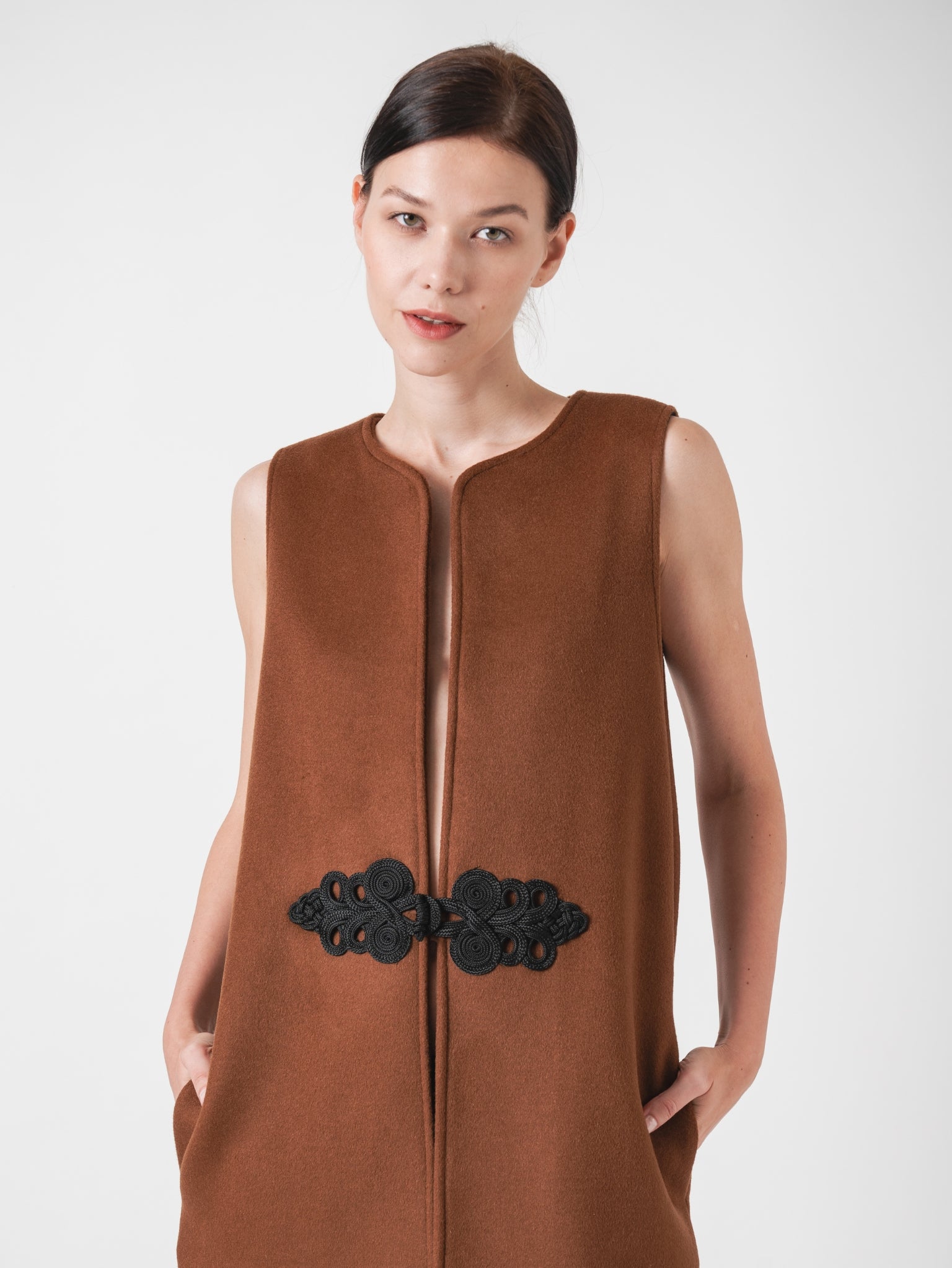 LOTUS GILET - MAPLE WOOL