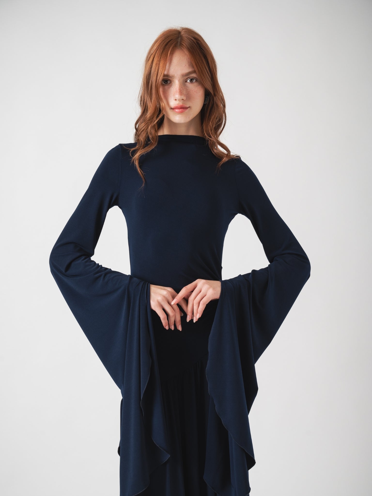 DOVE MAXI DRESS - NAVY