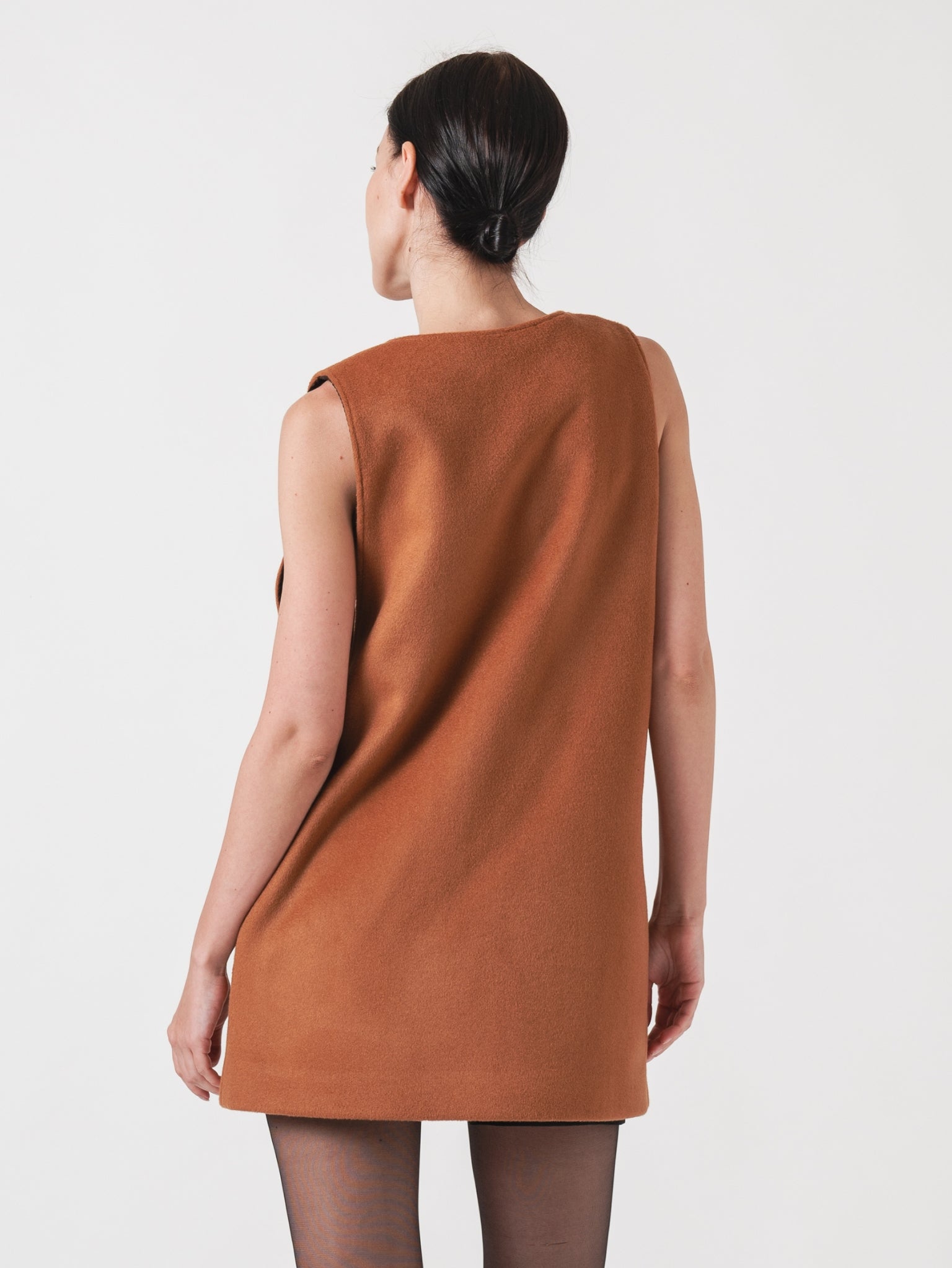 LOTUS GILET - BRICK WOOL