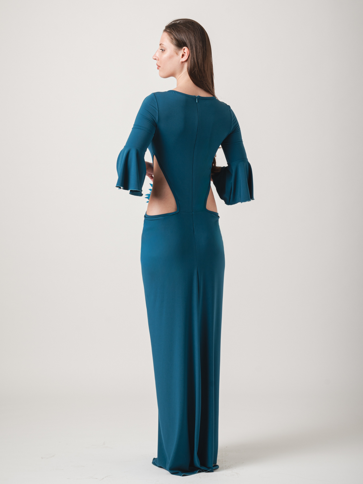 LIVIA MAXI DRESS - TEAL