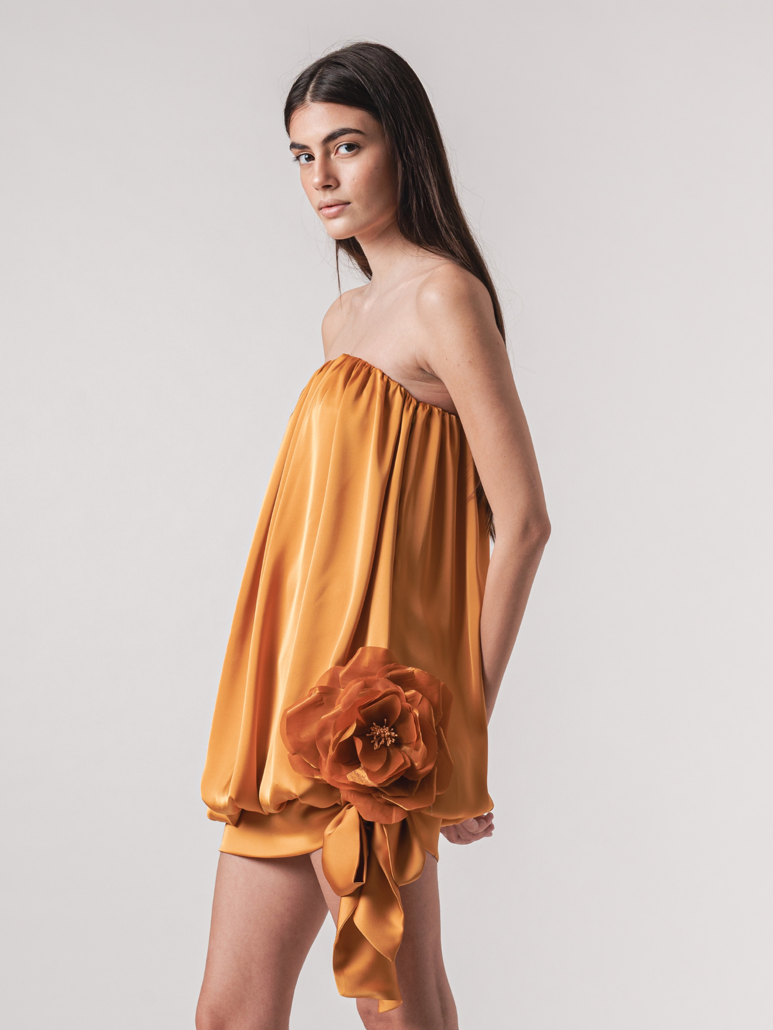 CLOÉ MINI DRESS - MANDARIN