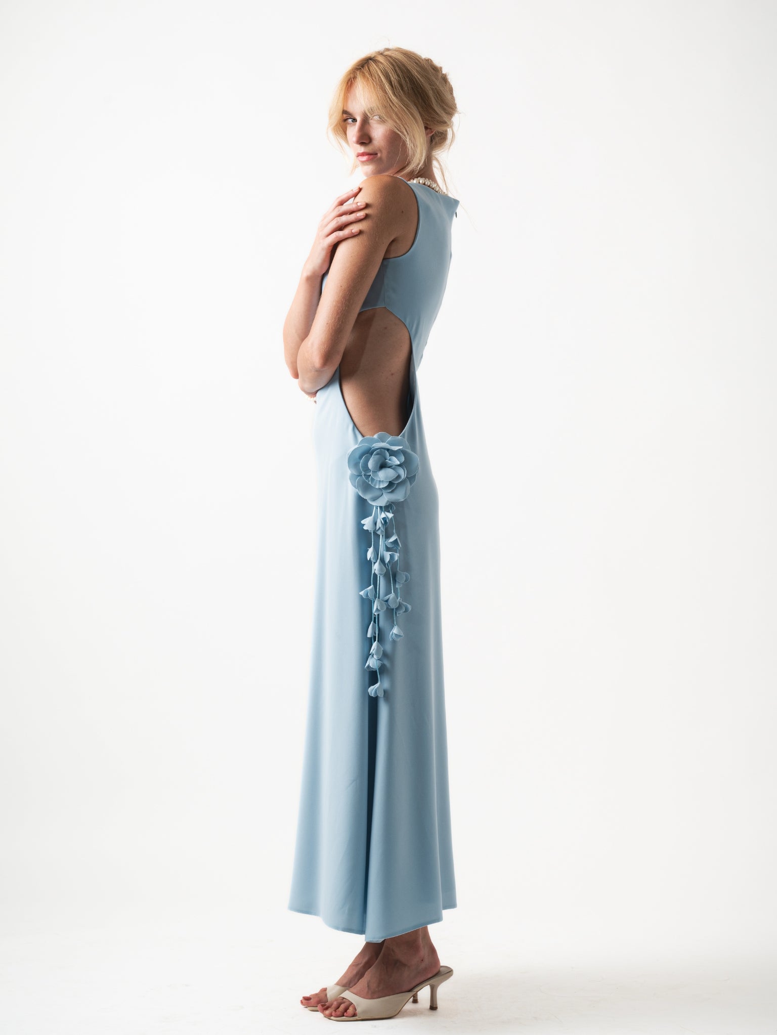 IRIS MAXI DRESS - BLUE