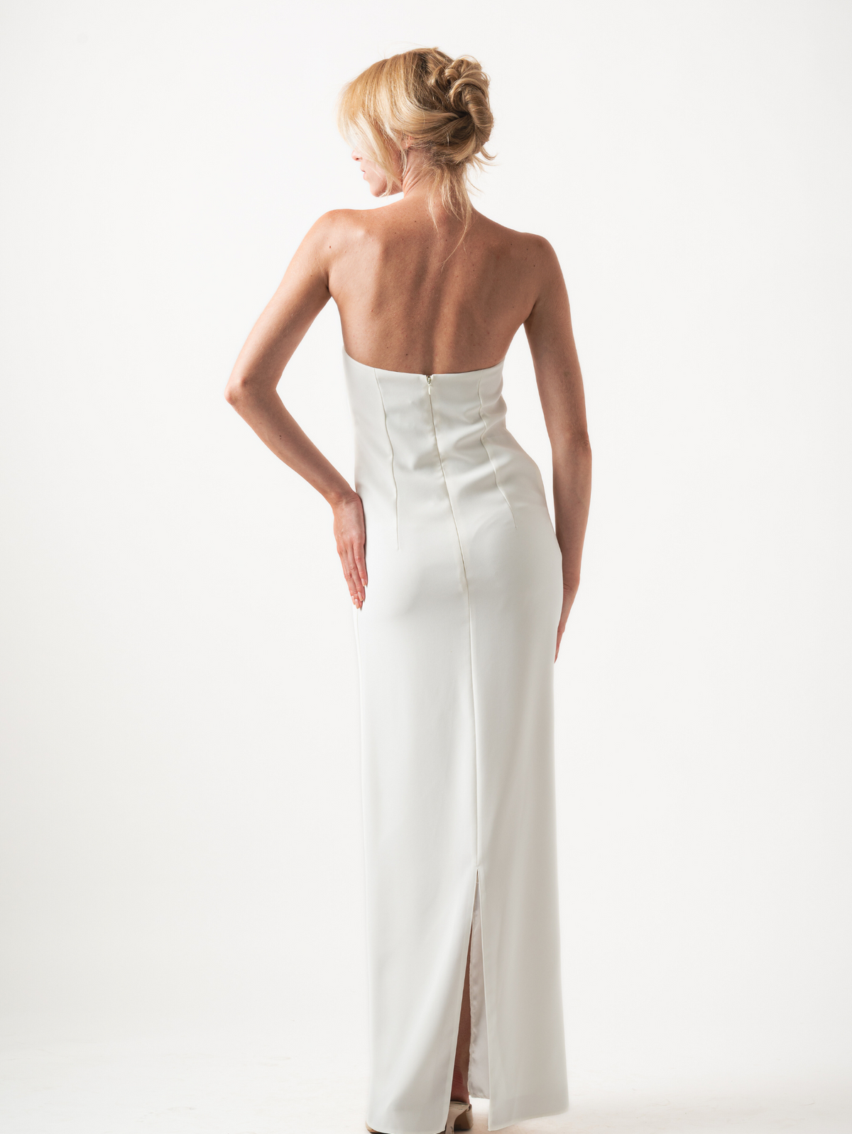 CHERRY MAXI DRESS - OFF WHITE