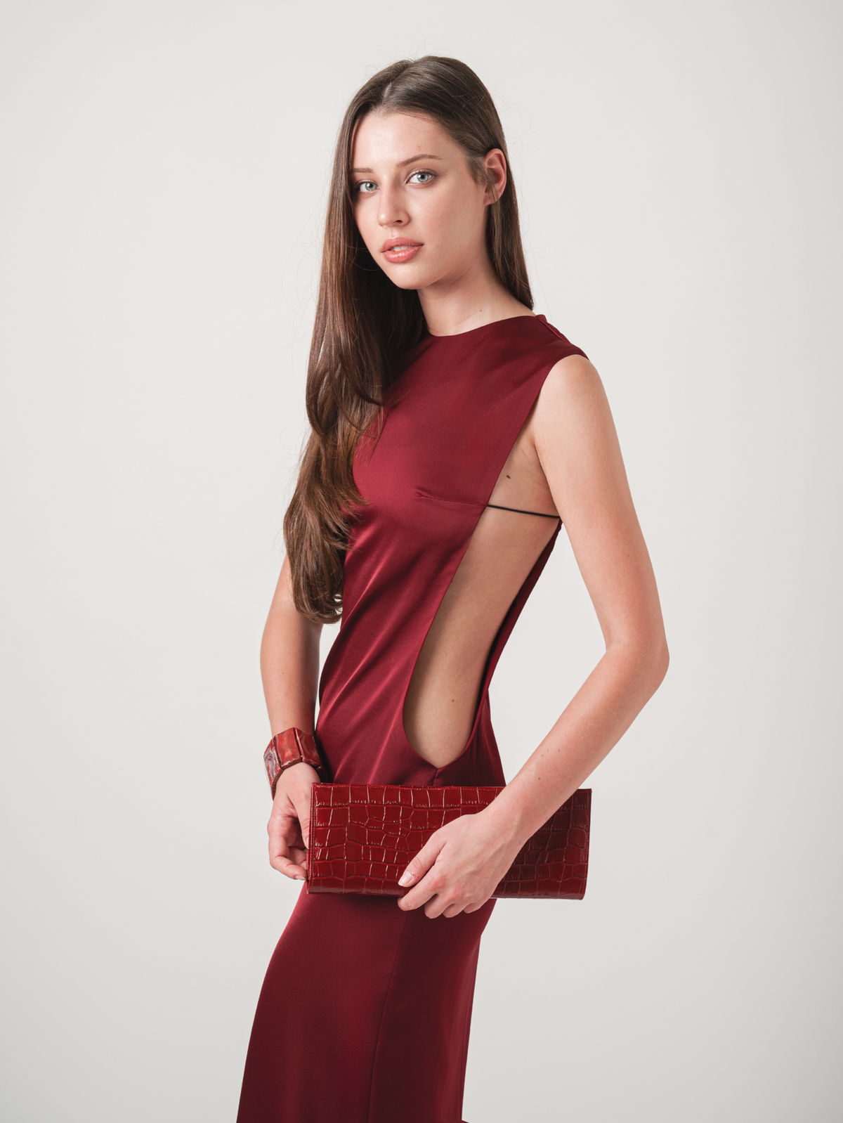 LIRA MAXI DRESS - WINE