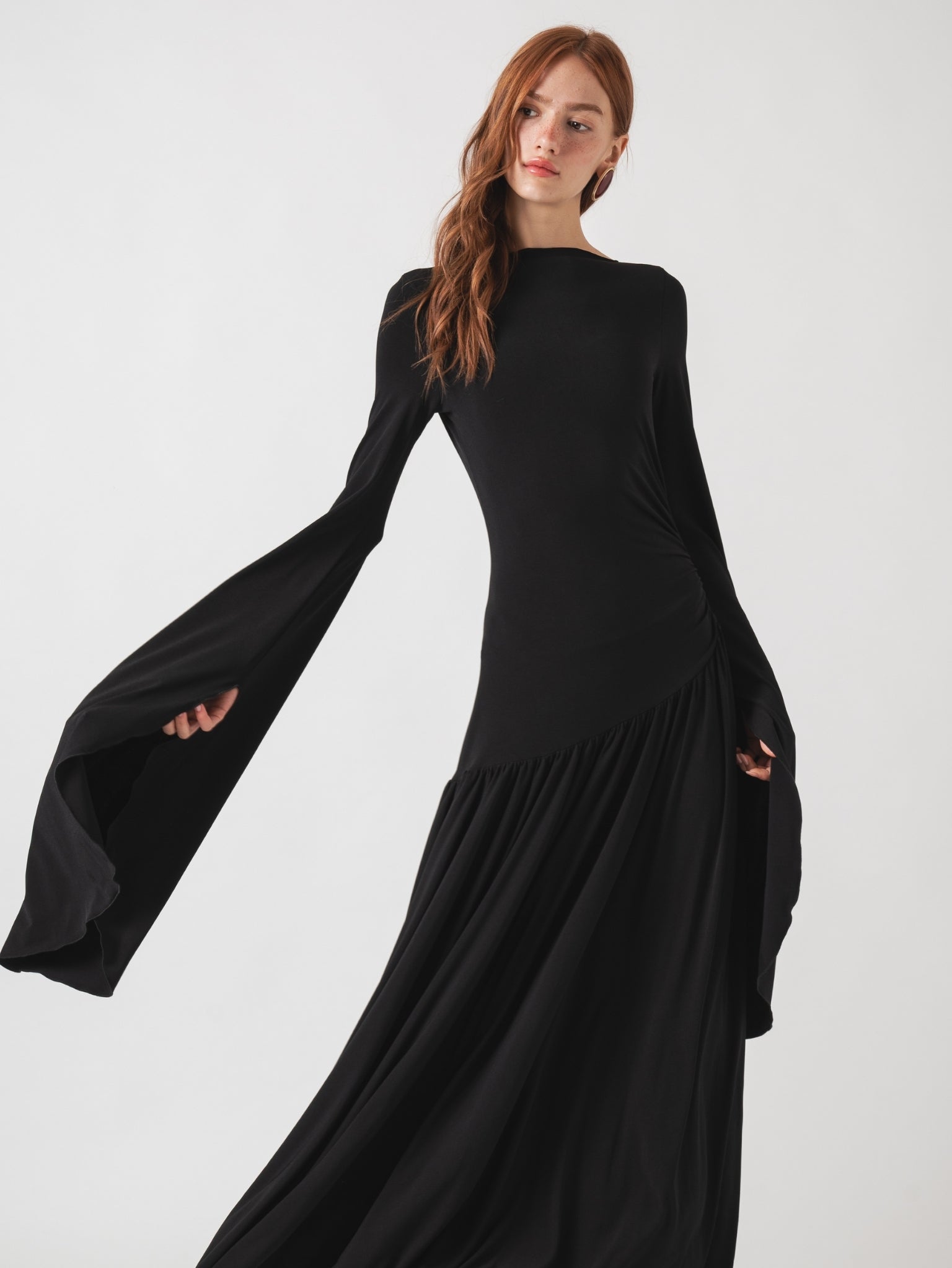 DOVE MAXI DRESS - BLACK