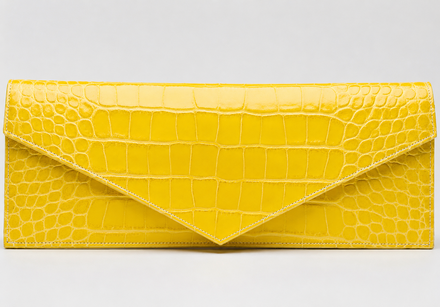 THE ENVELOPE CLUTCH - LEMON