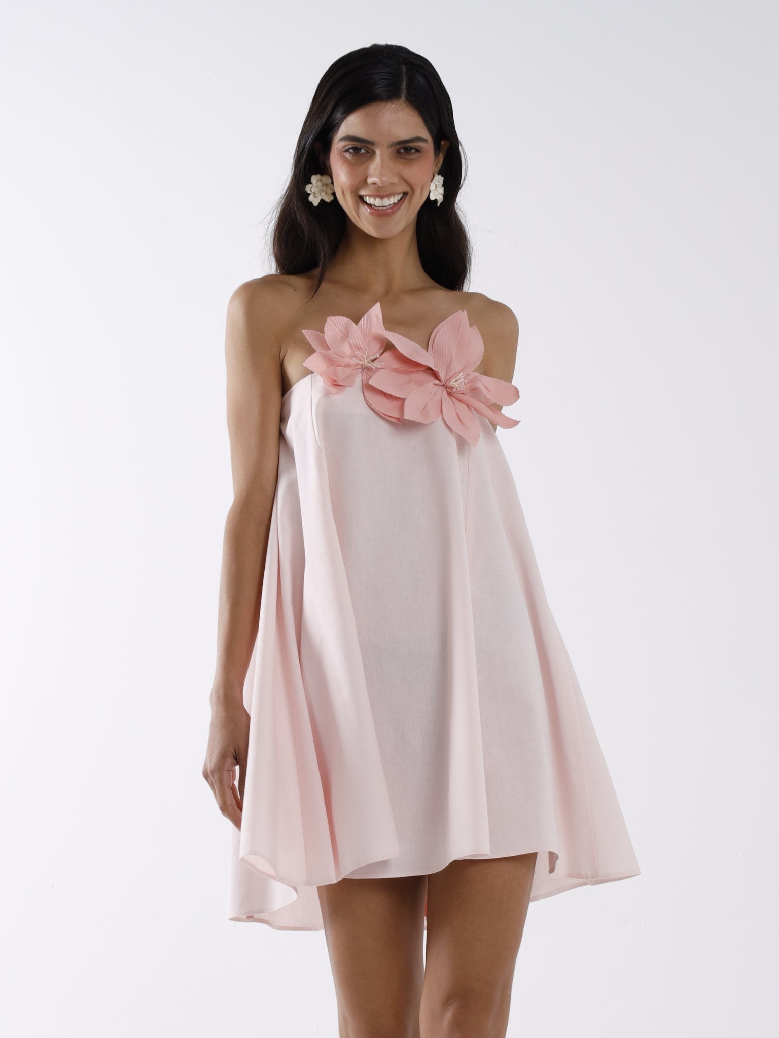 MAGNOLIA MINI DRESS - BLUSH