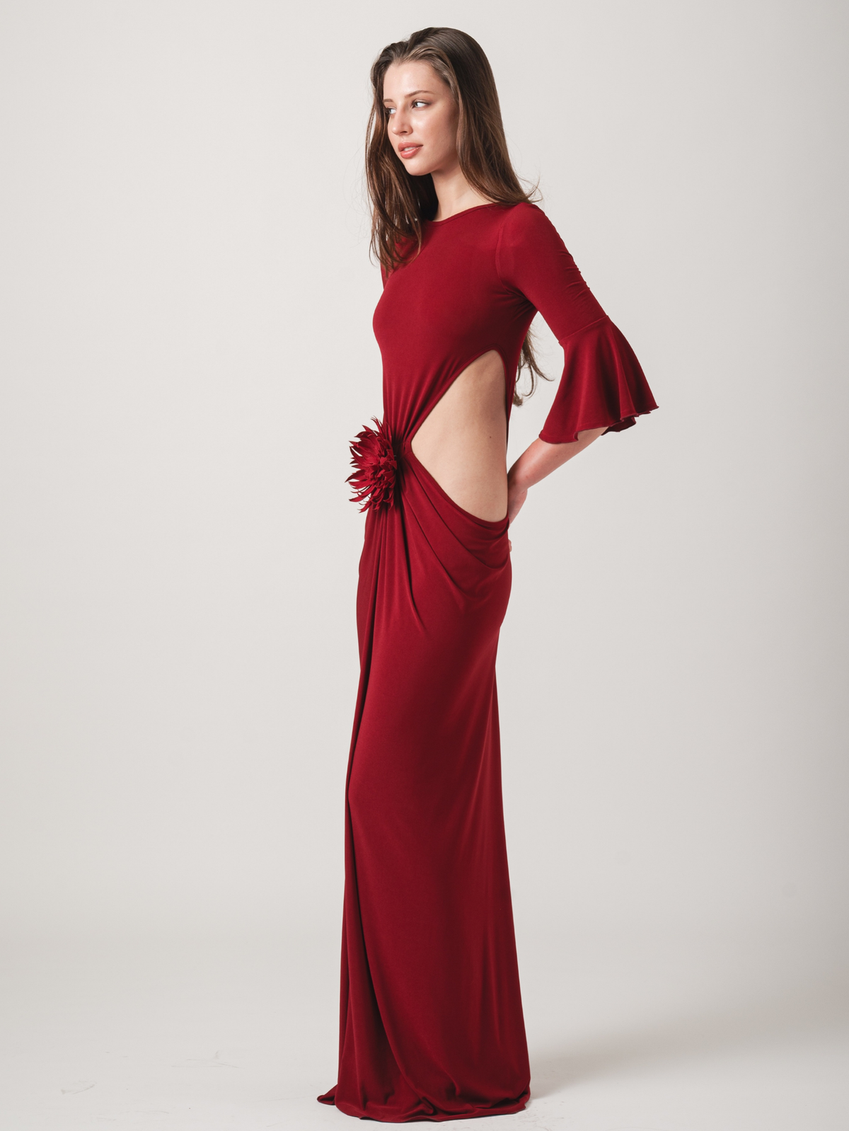 LIVIA MAXI DRESS - RED