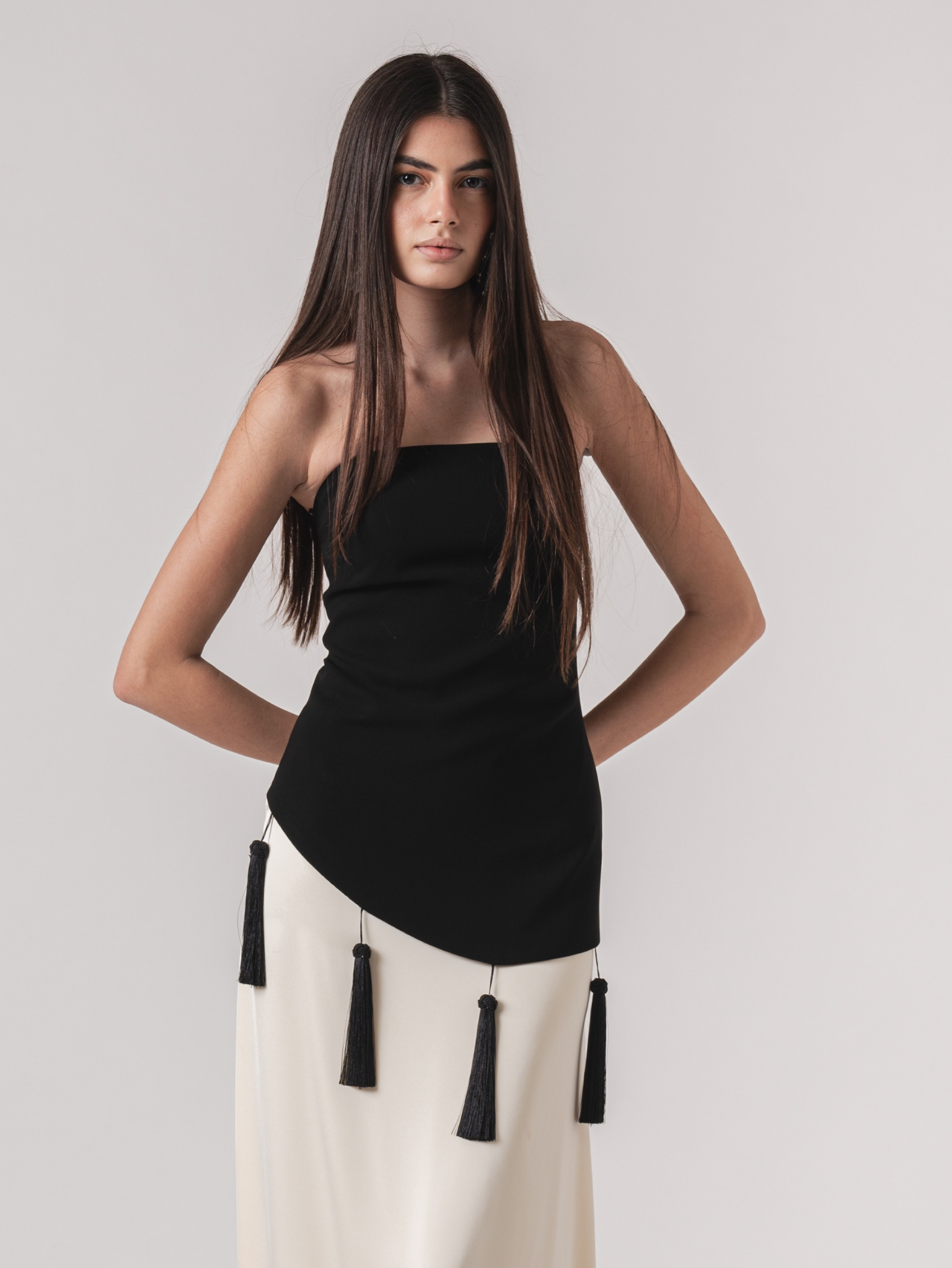 NAPPA TOP - BLACK