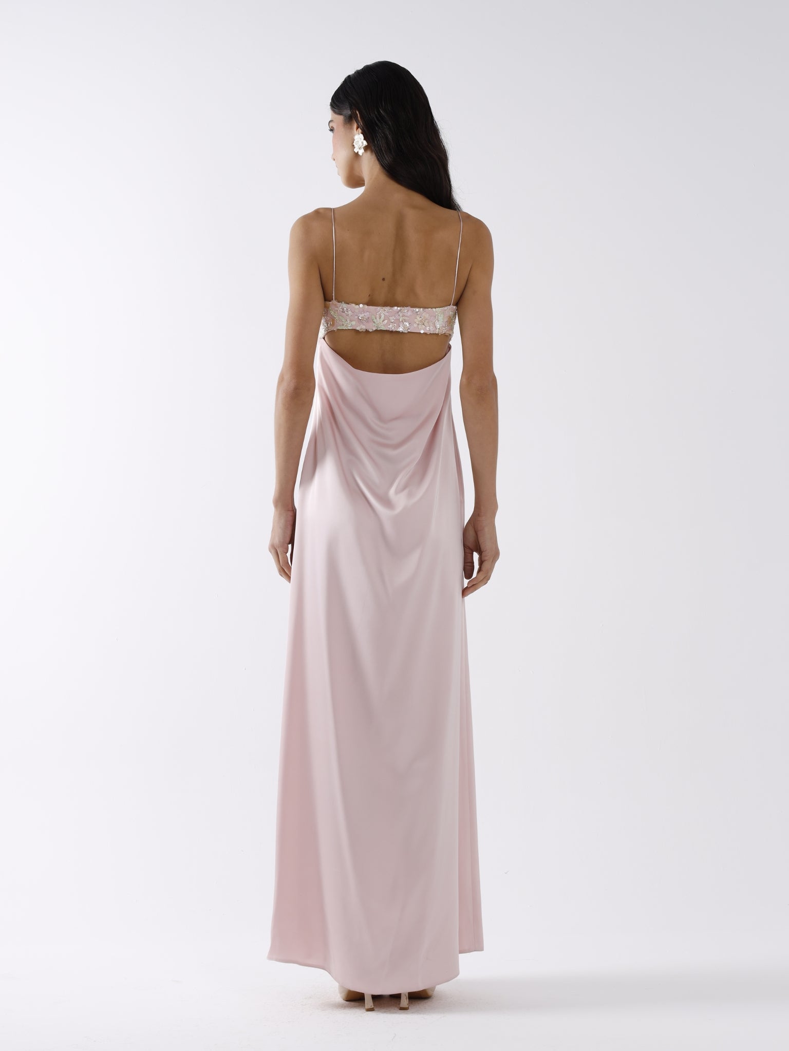 NECTAR MAXI DRESS - BABY PINK