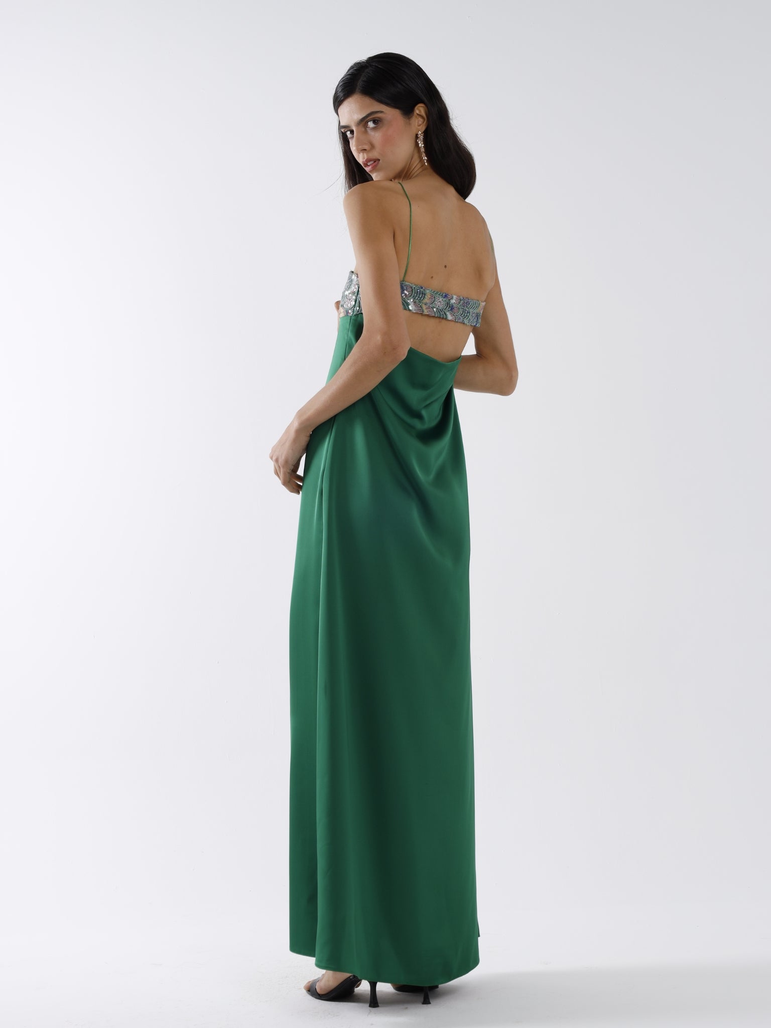 NECTAR MAXI DRESS - EMERALD