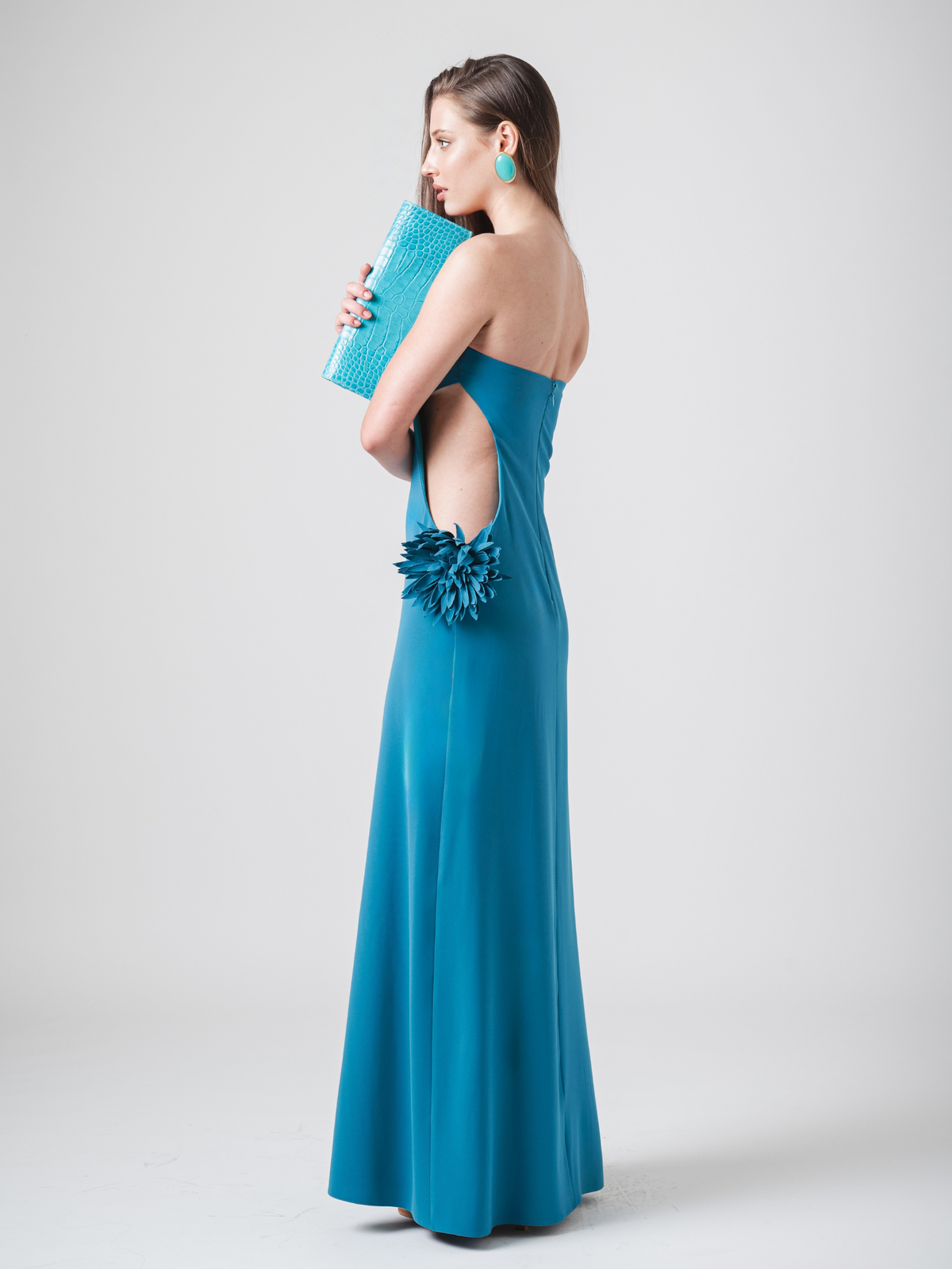 ISLA MAXI DRESS - TEAL