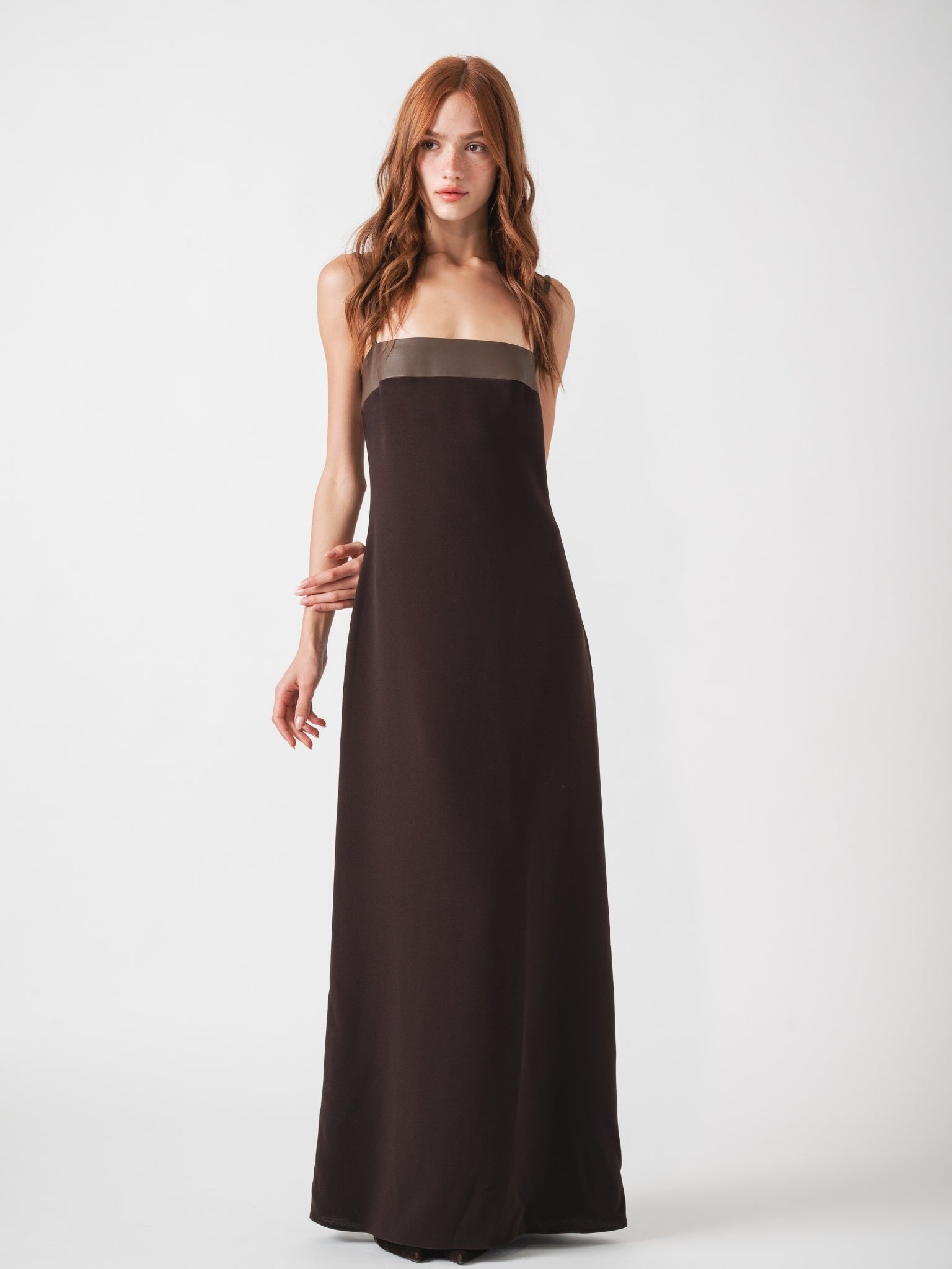 TERRA MAXI DRESS - CHOCOLATE