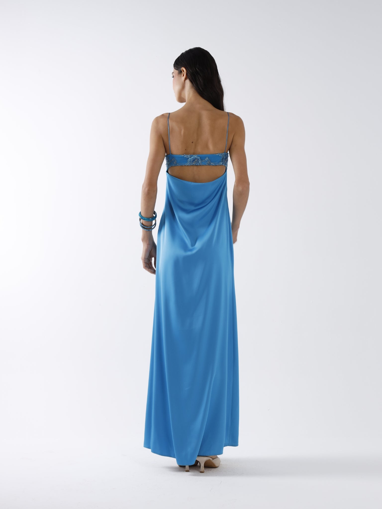 NECTAR MAXI DRESS - TURQUOISE