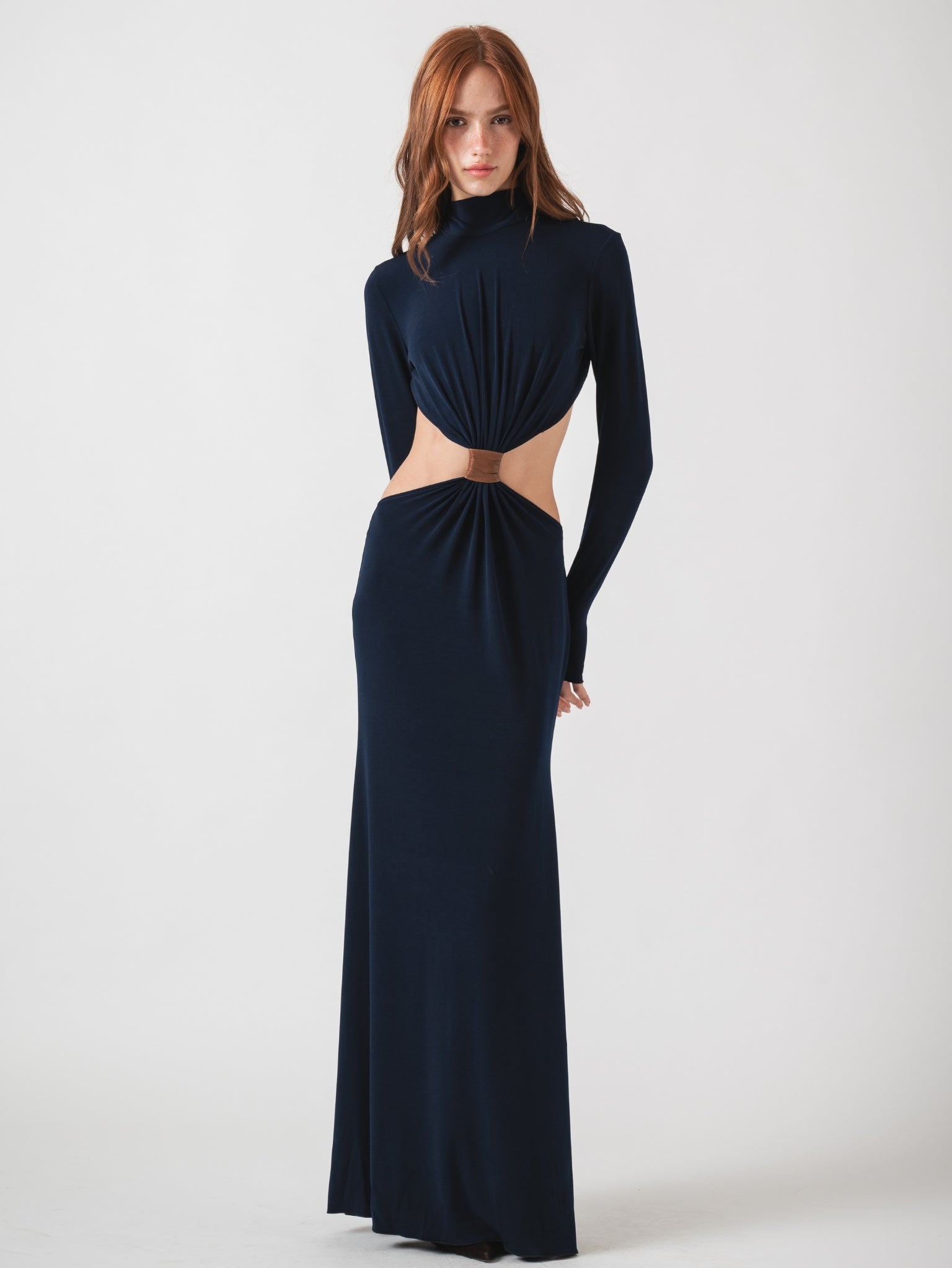 BRUME MAXI DRESS - NAVY