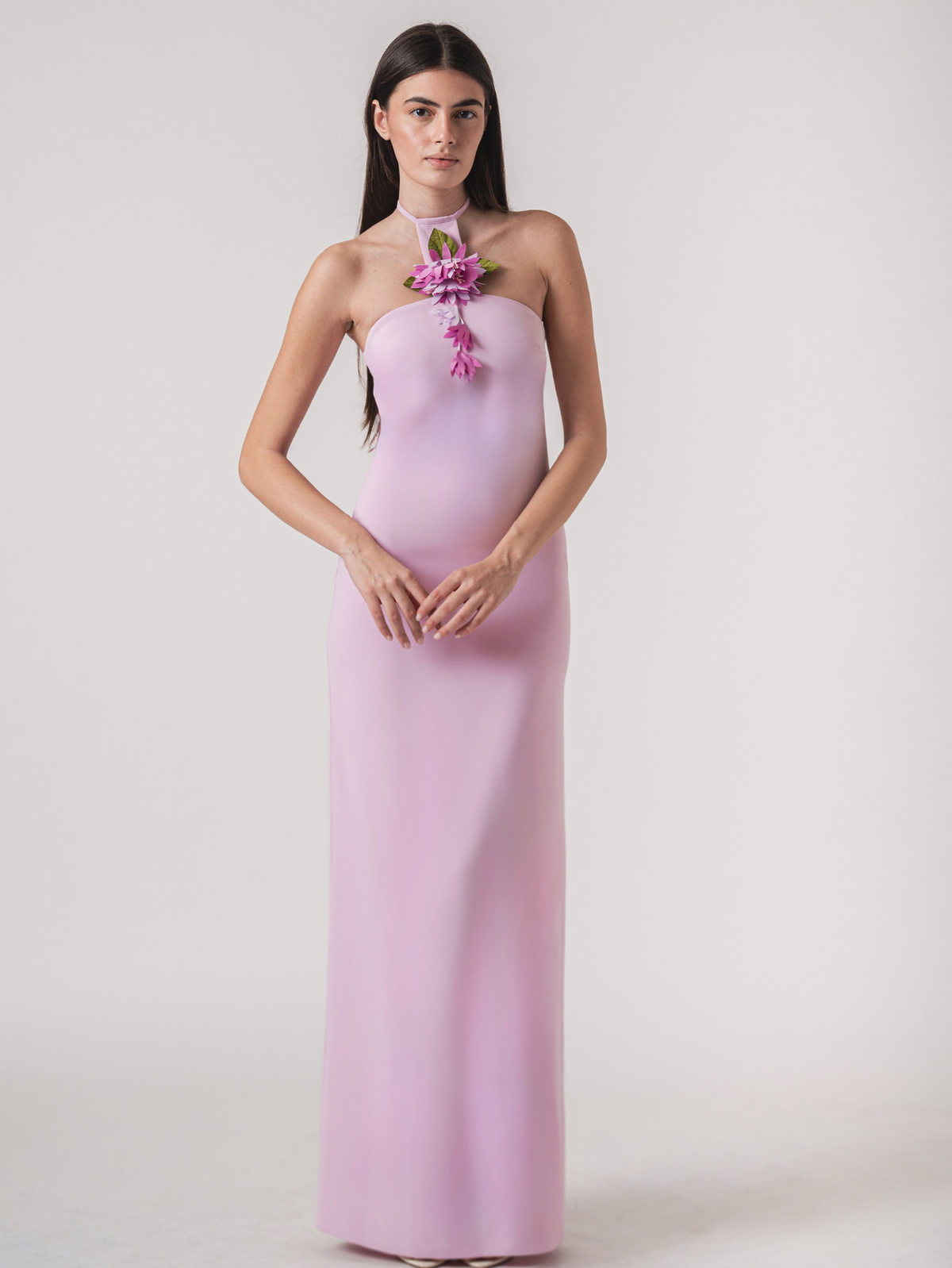 margot maxi dress Civil War Made with soft satin Empire Waist Short Strapless Taelor ID:pseudo-3830