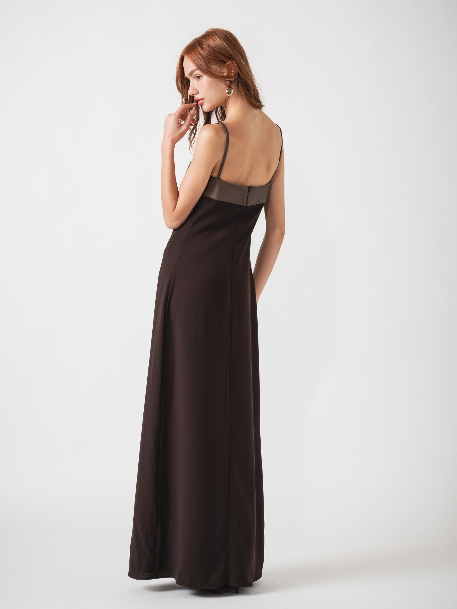 TERRA MAXI DRESS - CHOCOLATE