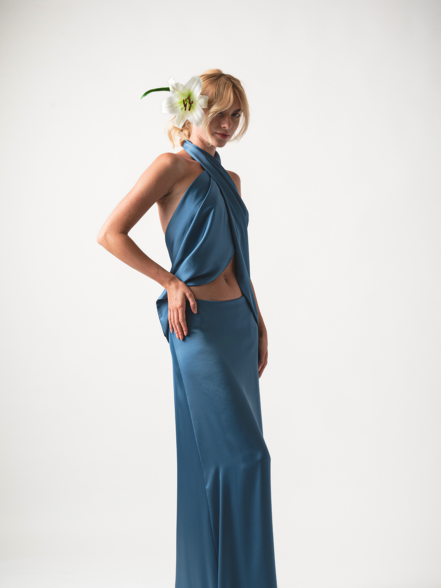 CHUTE SKIRT - INDIGO