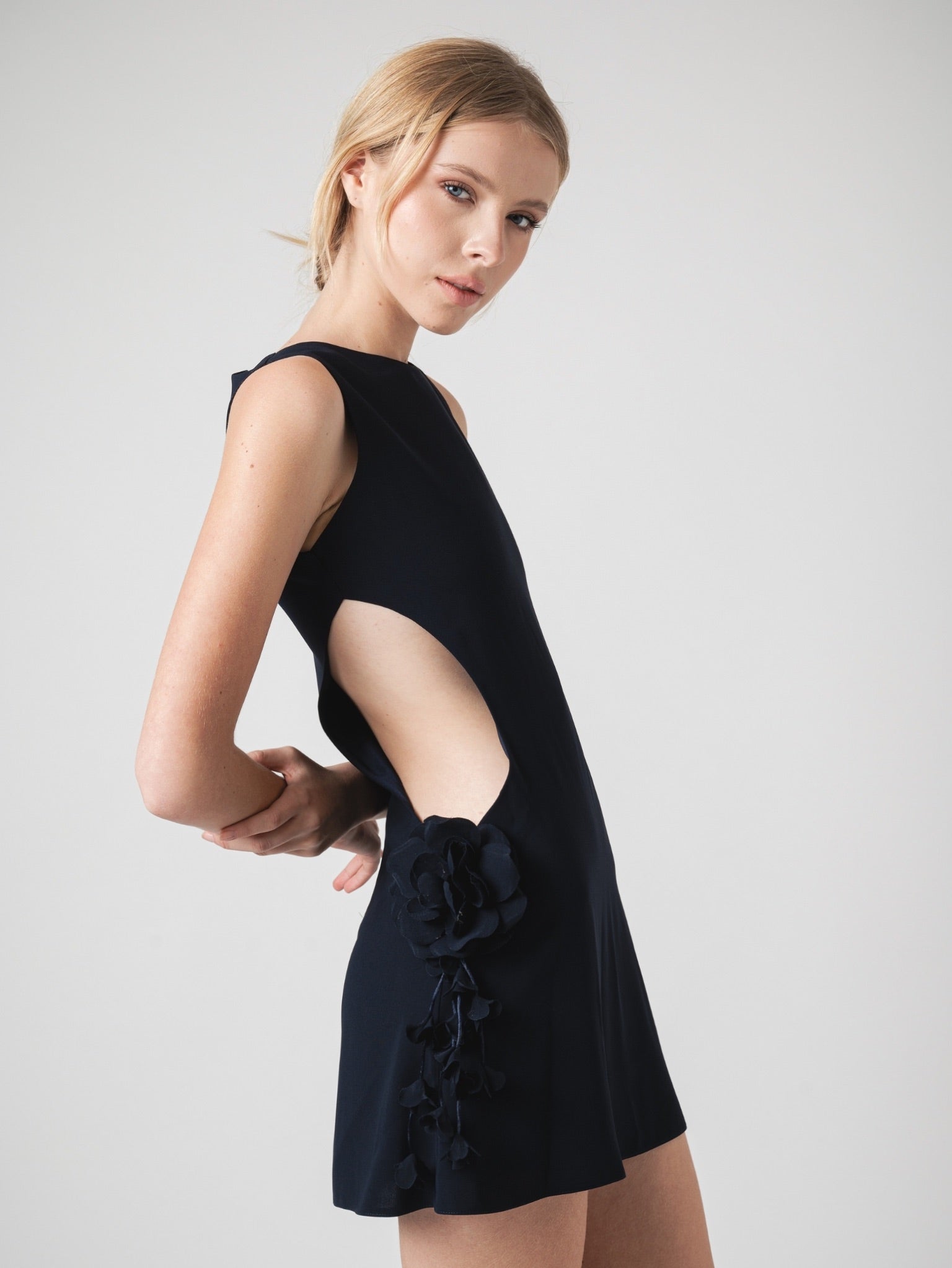 IVY MINI DRESS - NAVY