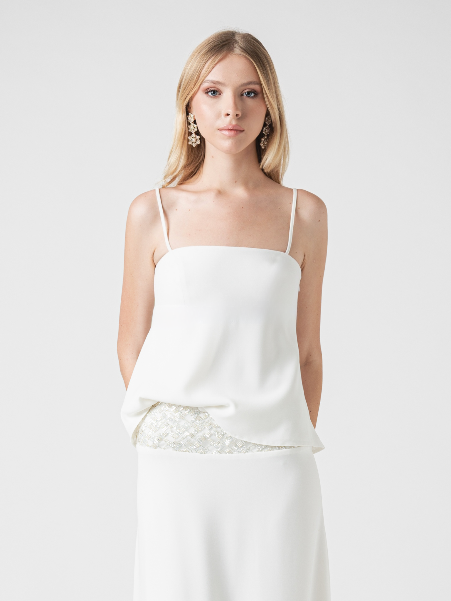 ELLE CAMISOLE TOP - OFF WHITE