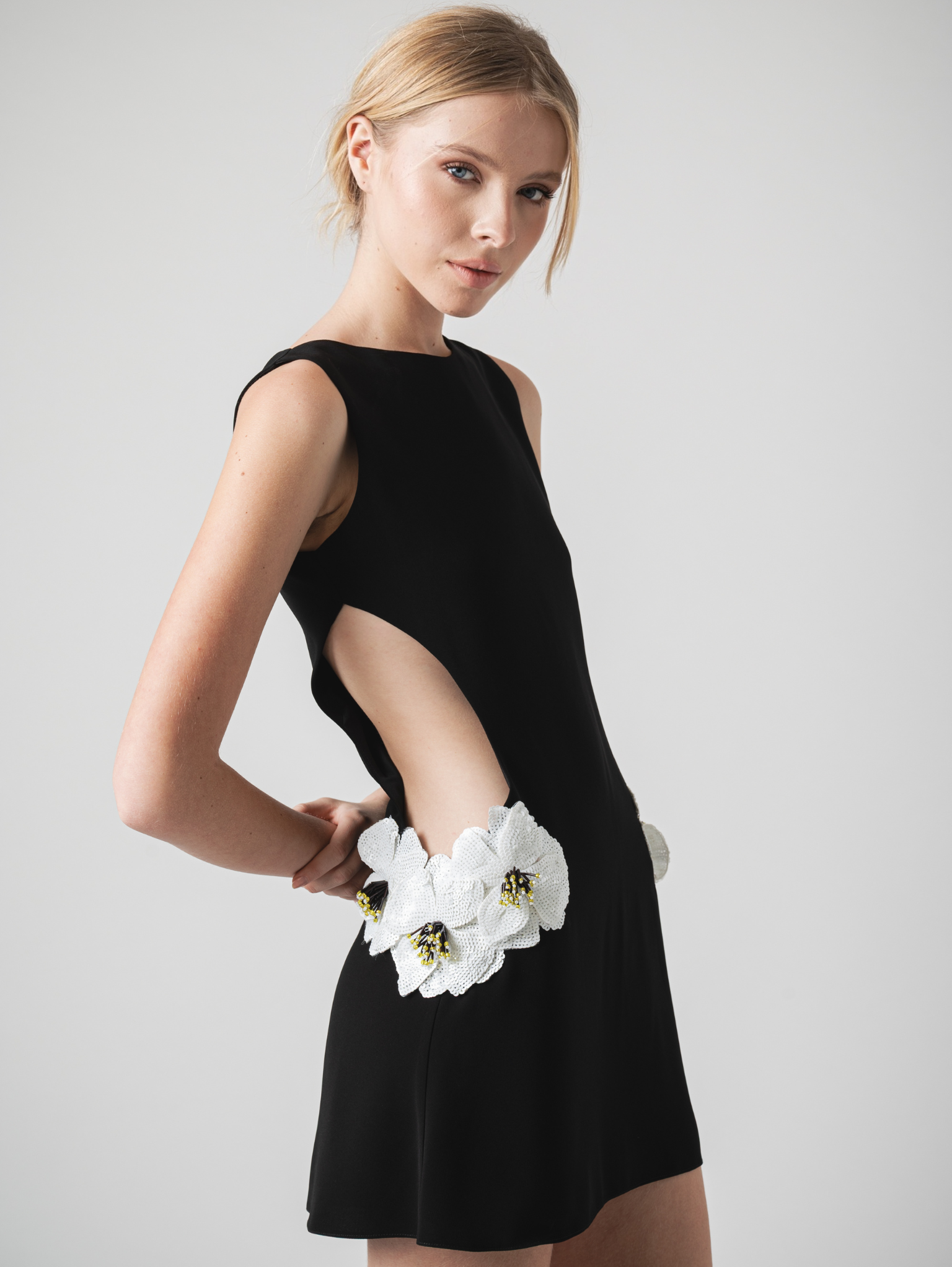 IVY MINI DRESS - BLACK