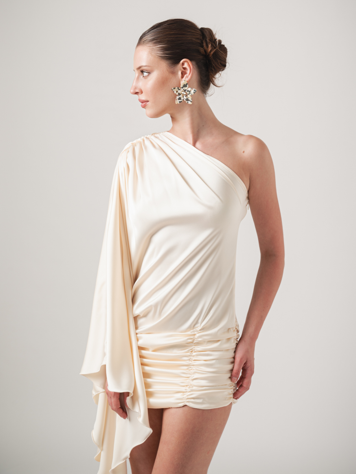 LUCIA MINI DRESS - CREAM