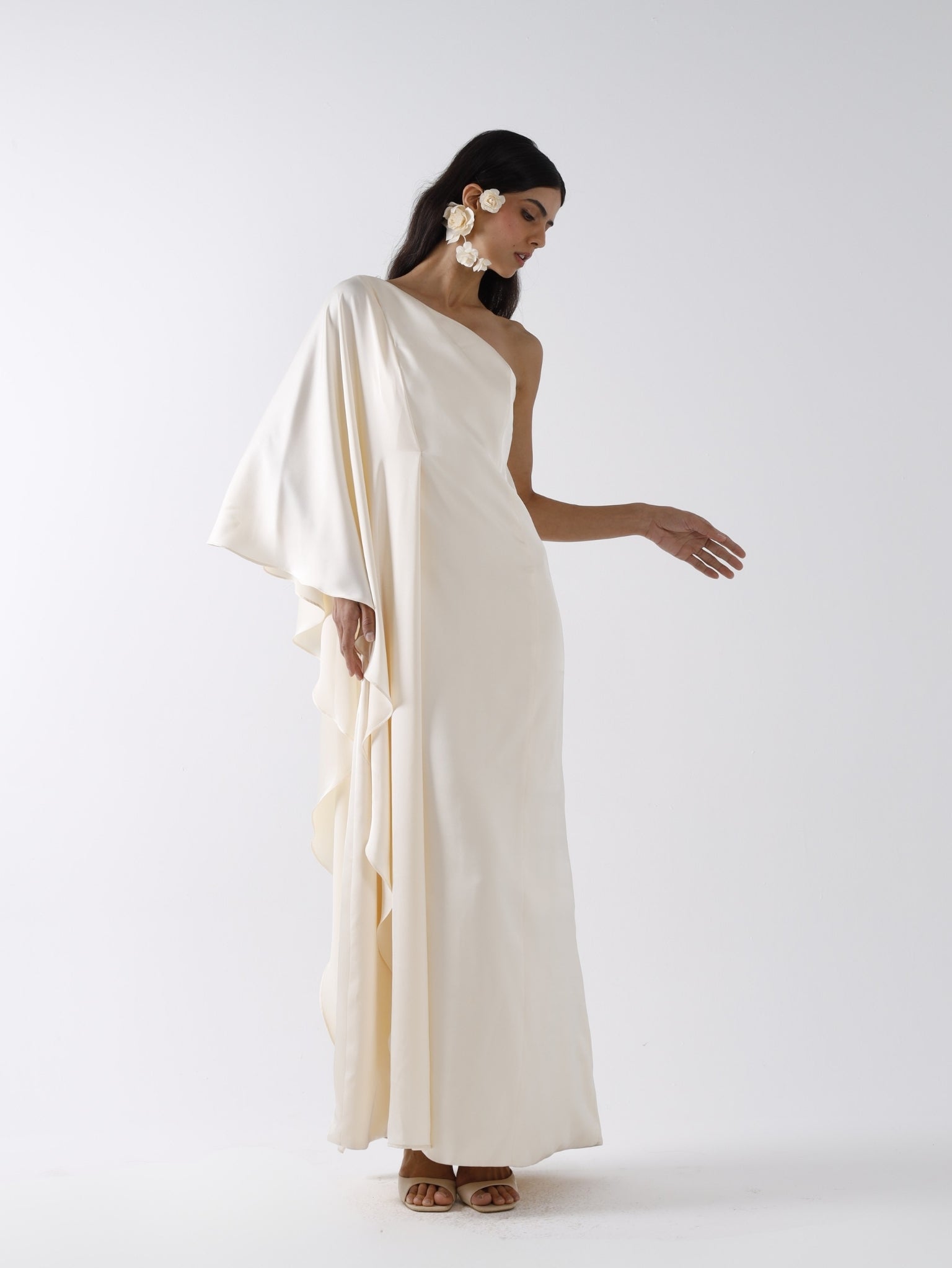 CASCADE MAXI DRESS - CREAM
