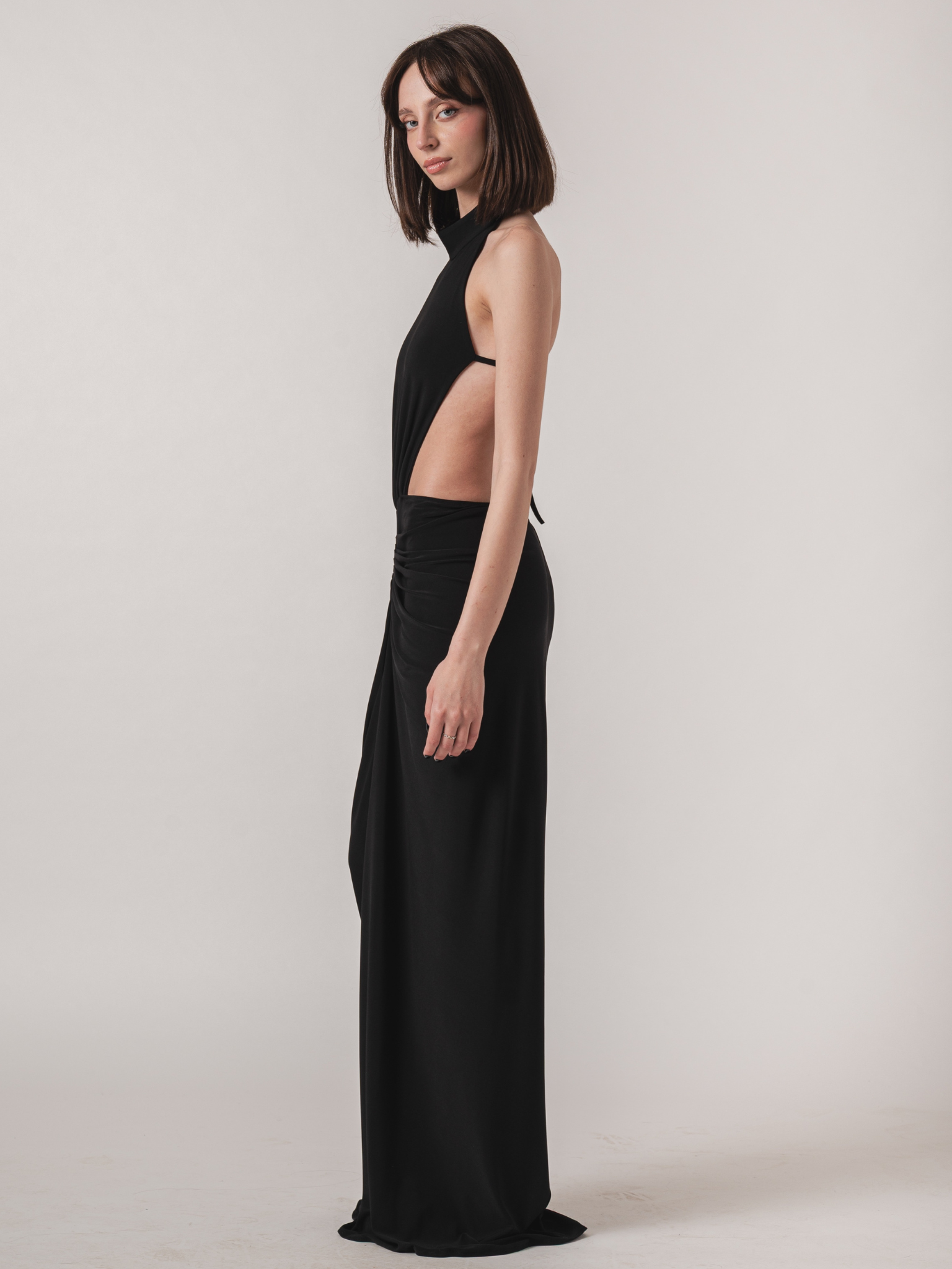 ALMA MAXI DRESS - BLACK