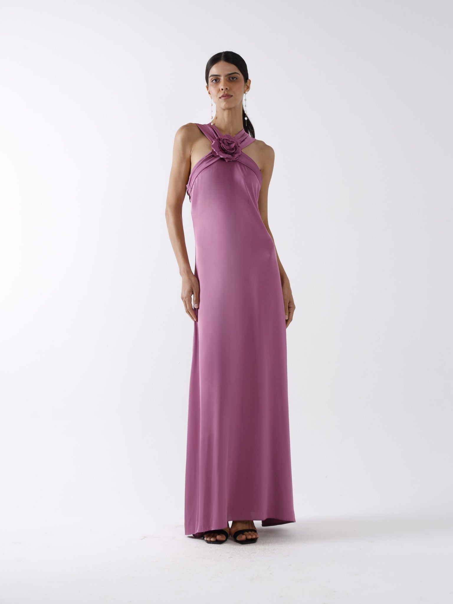 ANEMONE DRESS - ROSEWOOD